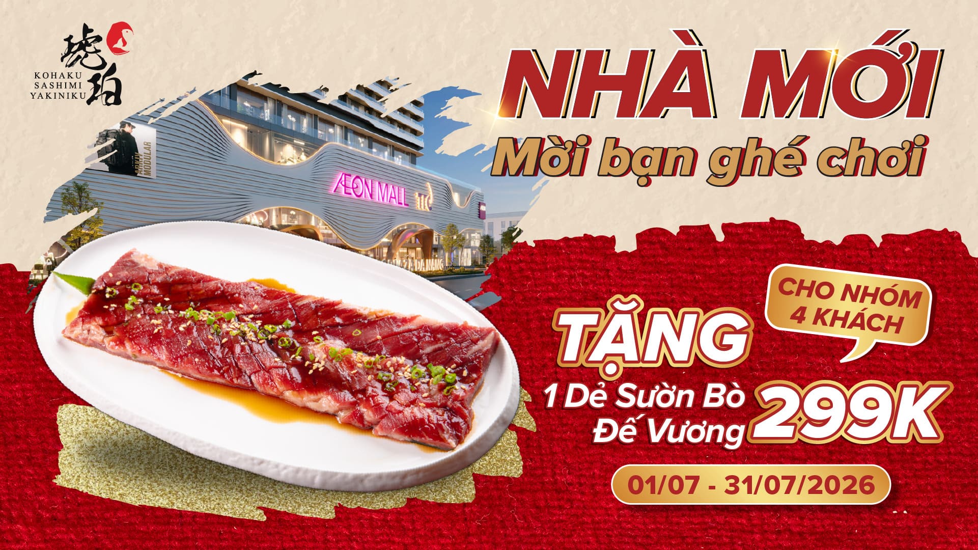 KOHAKU SASHIMI & YAKINIKU: NHÀ MỚI MỜI BẠN GHÉ CHƠI