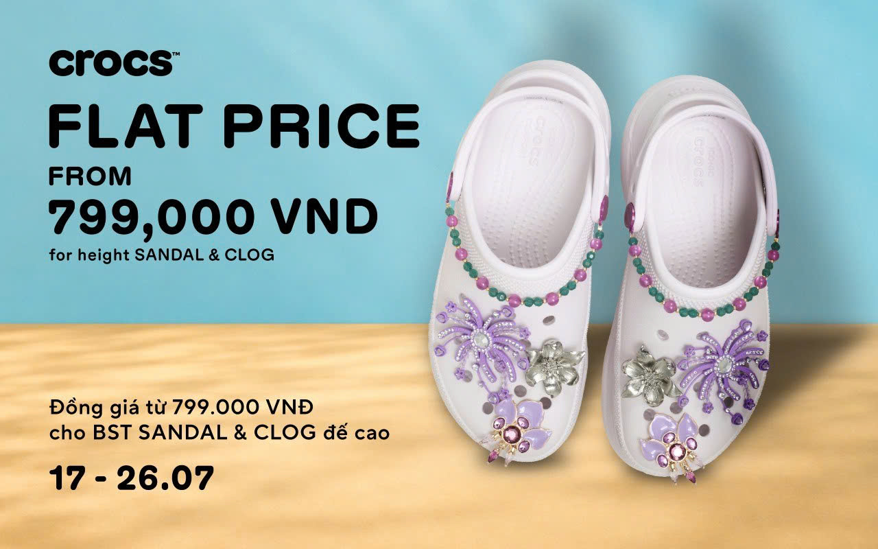 Crocs Height Sandal & Clog: Đồng Giá Cực Đã, Hack Dáng Thả Ga