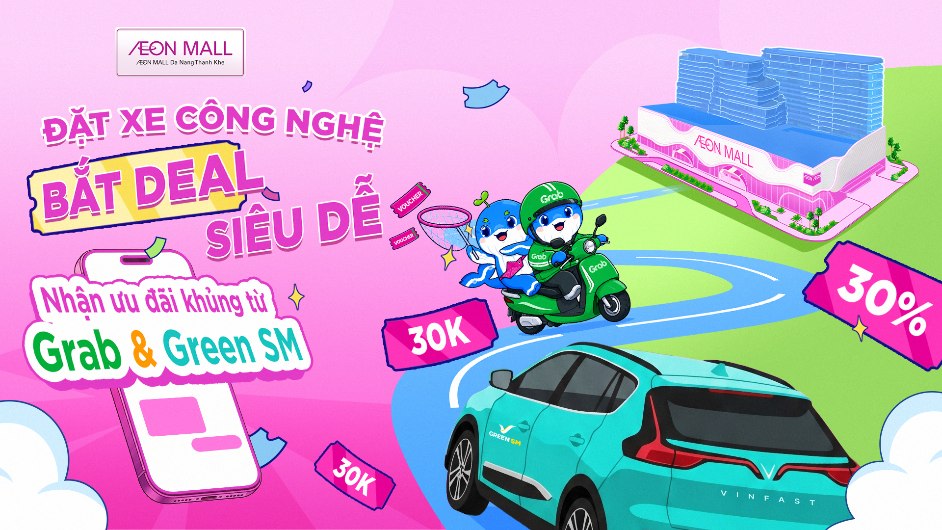 ĐẶT XE CÔNG NGHỆ, BẮT DEAL SIÊU DỄ