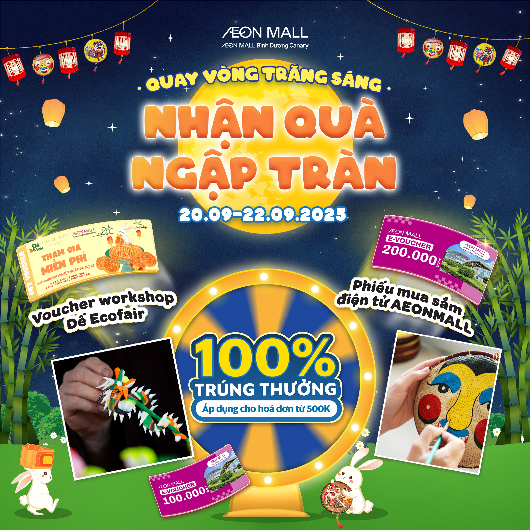 TRUNG THU 2025: QUAY VÒNG TRĂNG SÁNG - NHẬN QUÀ NGẬP TRÀN