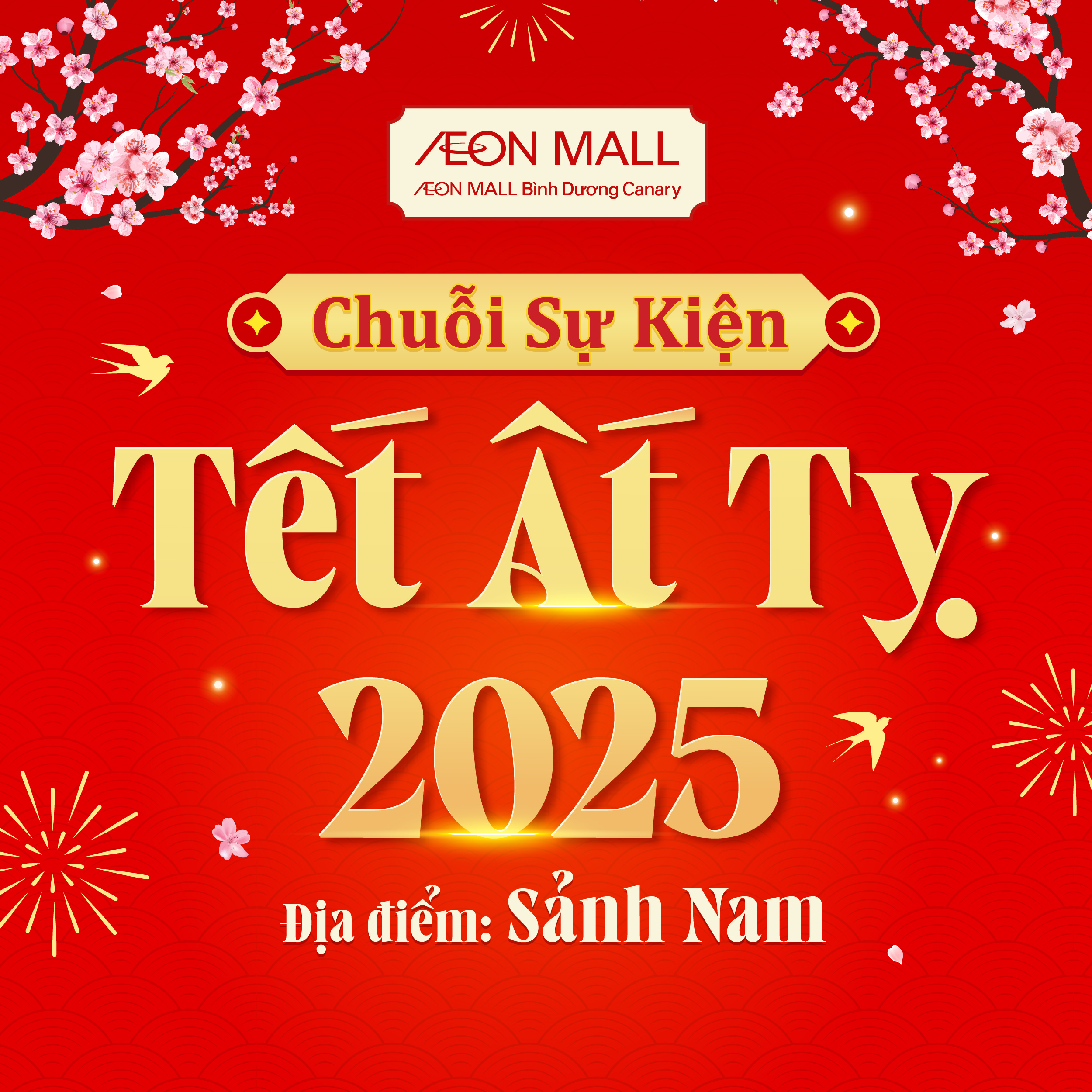 TẾT ẤT TỴ 2025: HOẠT ĐỘNG SÔI ĐỘNG, NIỀM VUI RỘN RÀNG TẠI AEONMALL BÌNH DƯƠNG CANARY