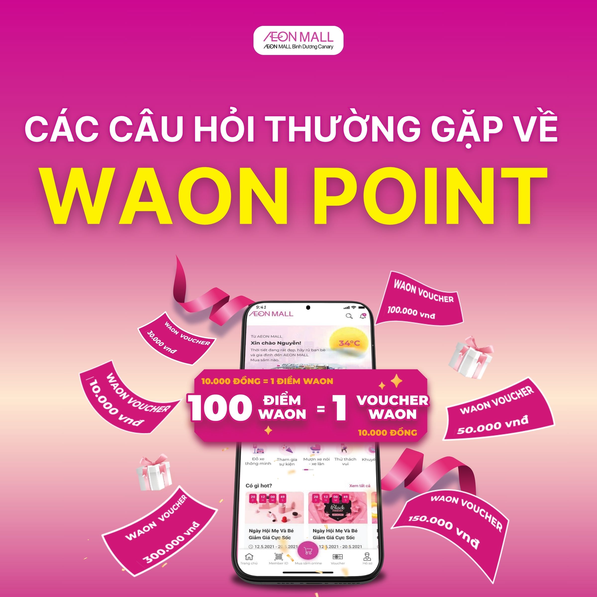 CÁC CÂU HỎI THƯỜNG GẶP VỀ WAON POINT