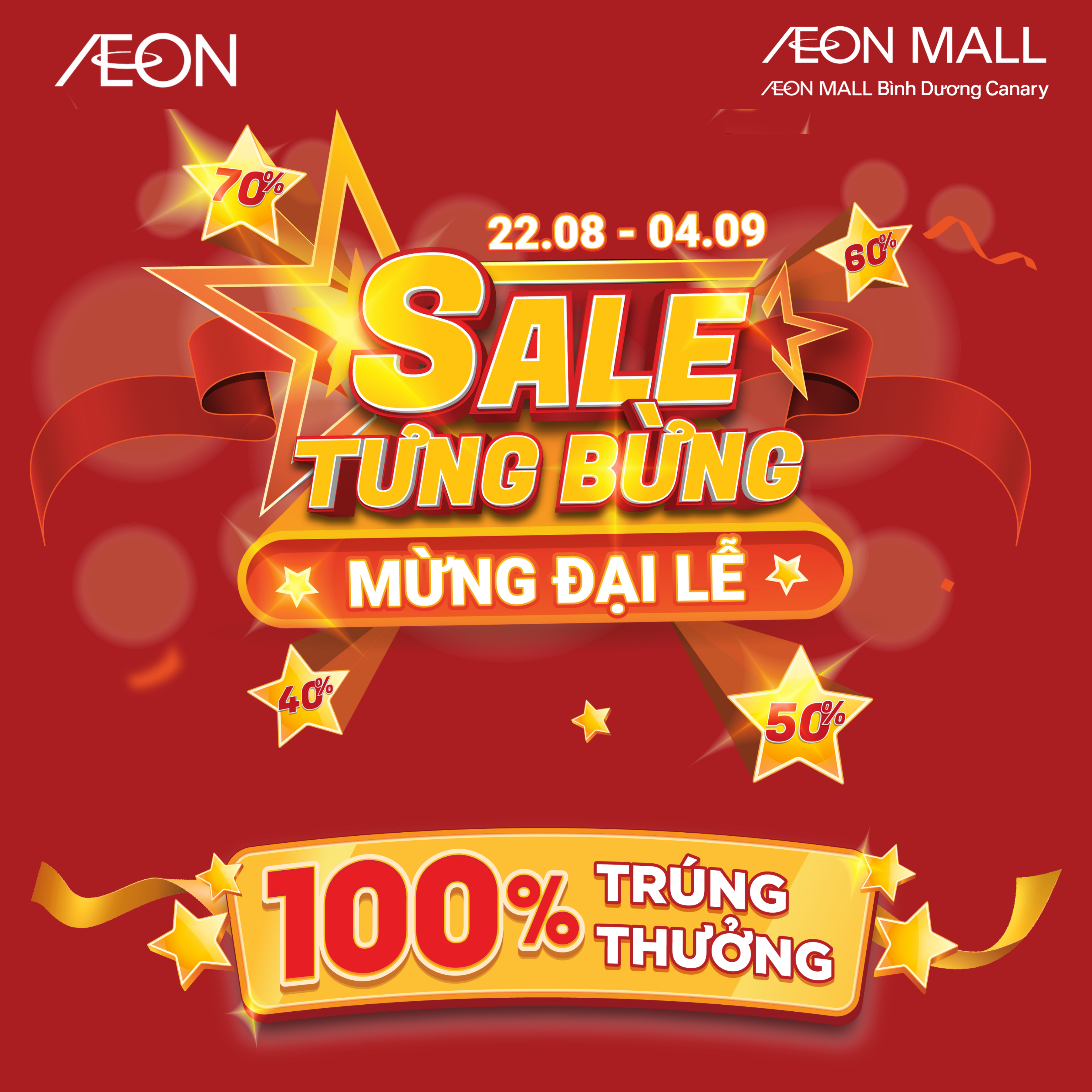 SALE TƯNG BỪNG - MỪNG ĐẠI LỄ