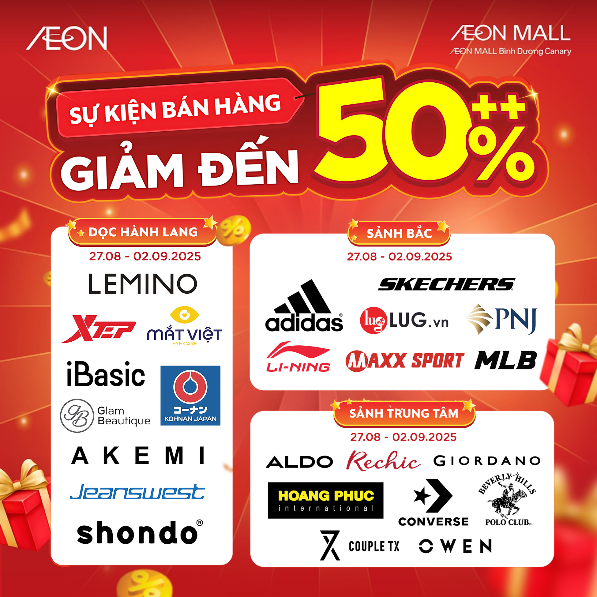 CHỌN AEON MALL BÌNH DƯƠNG CANARY - TRỌN VẸN NIỀM VUI ĐẠI LỄ
