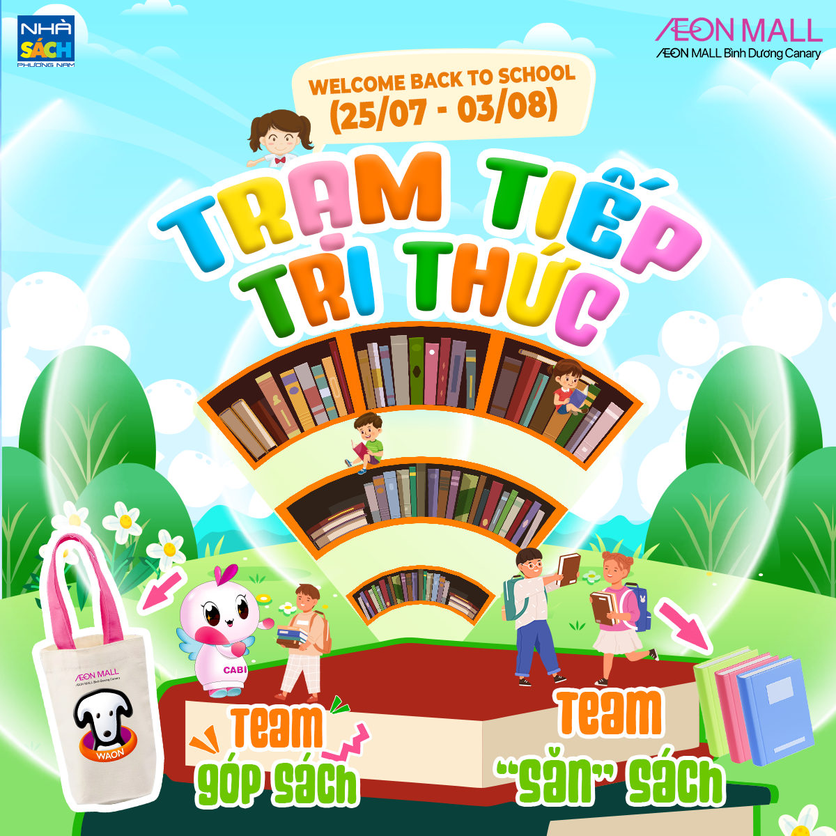 Welcome to Back to School: CABI CHÍNH THỨC "DEBUT" CHIẾN DỊCH Ý NGHĨA VỚI TÊN GỌI “TRẠM TIẾP TRI THỨC”
