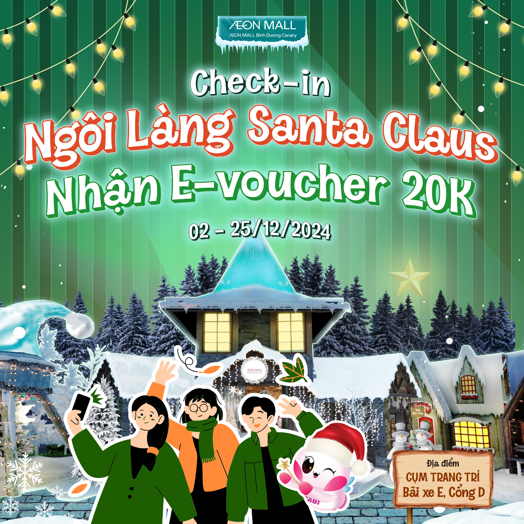 CHECK-IN NGÔI LÀNG SANTA CLAUS - RINH NGAY E-VOUCHER XỊN XÒ