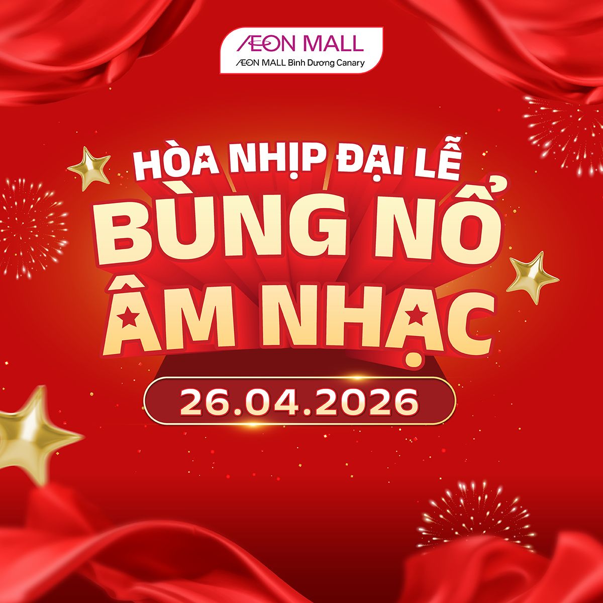 [MIỄN PHÍ] SỰ KIỆN ÂM NHẠC CHÀO ĐÓN ĐẠI LỄ TẠI AEON MALL BÌNH DƯƠNG CANARY