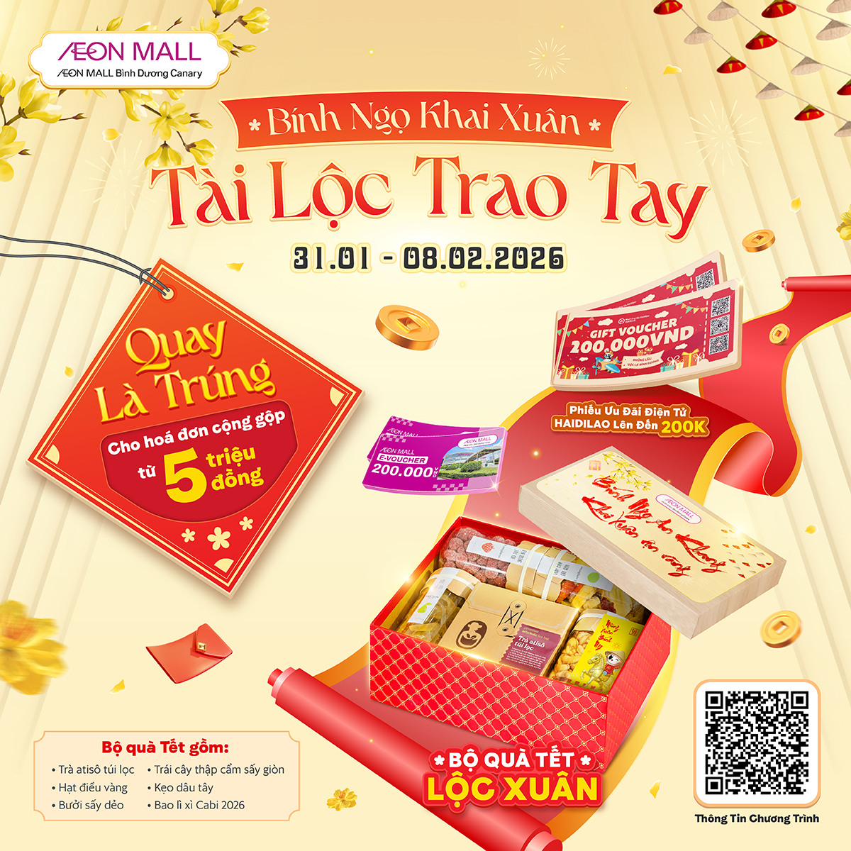 BÌNH NGỌ KHAI XUÂN - TÀI LỘC TRAO TAY | 100% QUAY LÀ TRÚNG