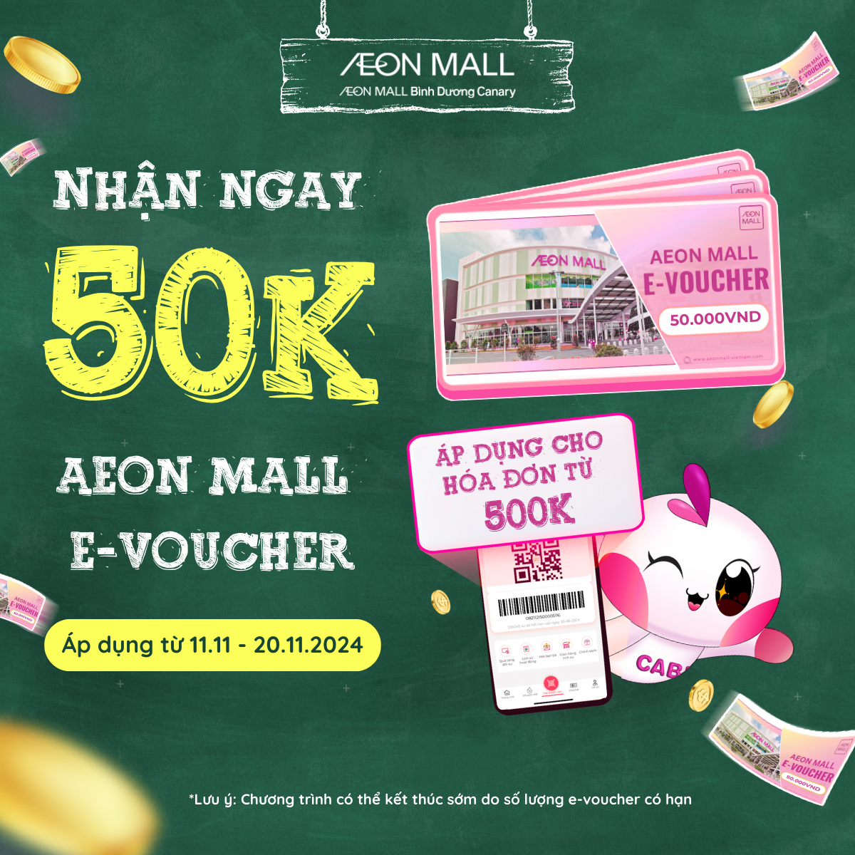 HÓA ĐƠN TRONG TAY NHẬN NGAY VOUCHER