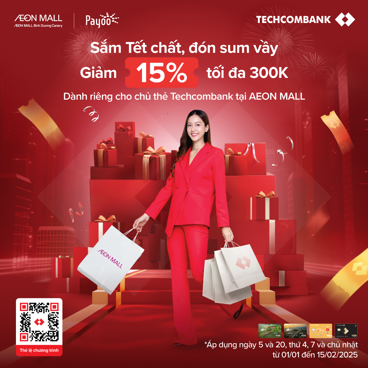 CÙNG TECHCOMBANK SẮM TẾT CHẤT - ĐÓN SUM VẦY