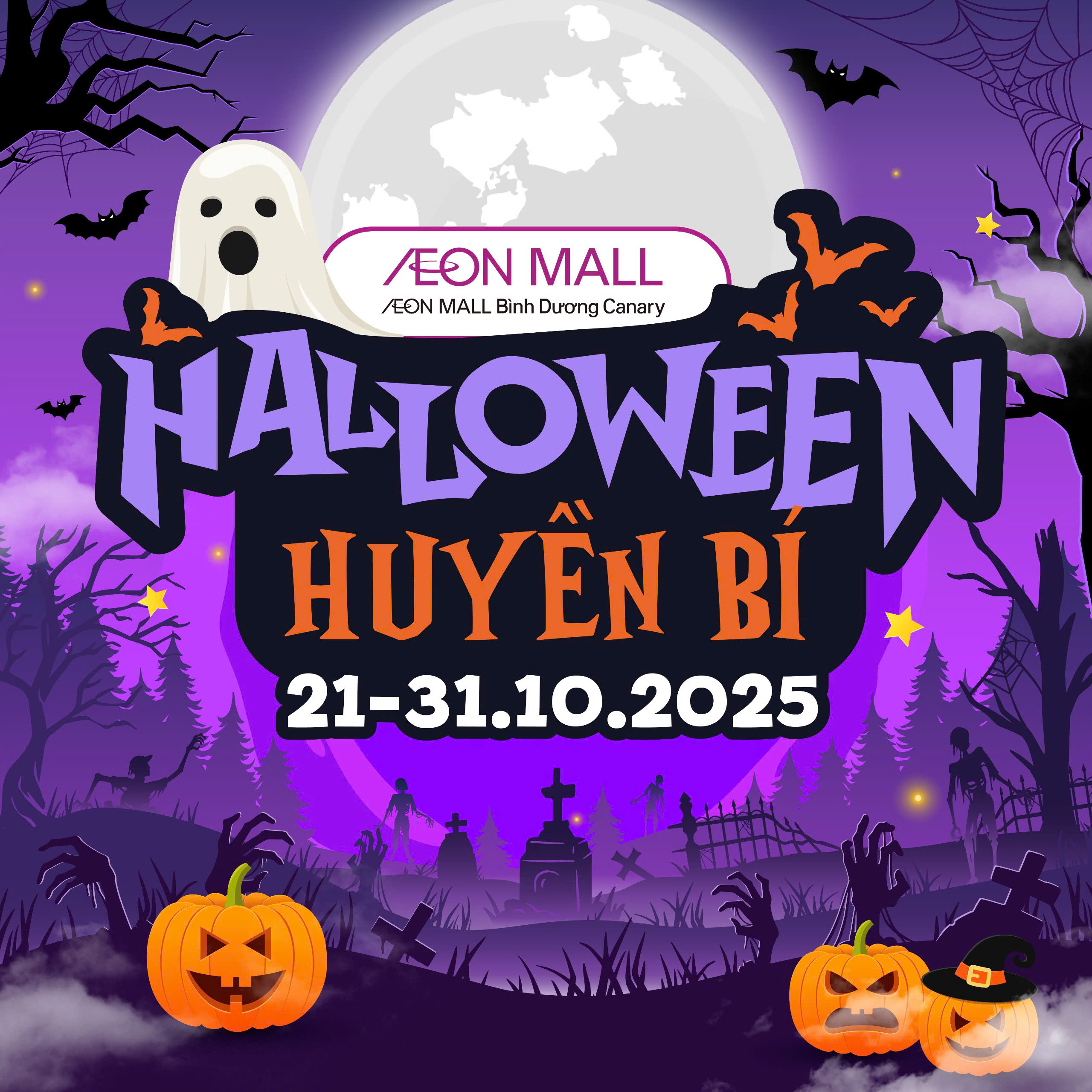 HALLOWEEN HUYỀN BÍ - VUI HẾT MÌNH CÙNG AEON MALL BÌNH DƯƠNG CANARY