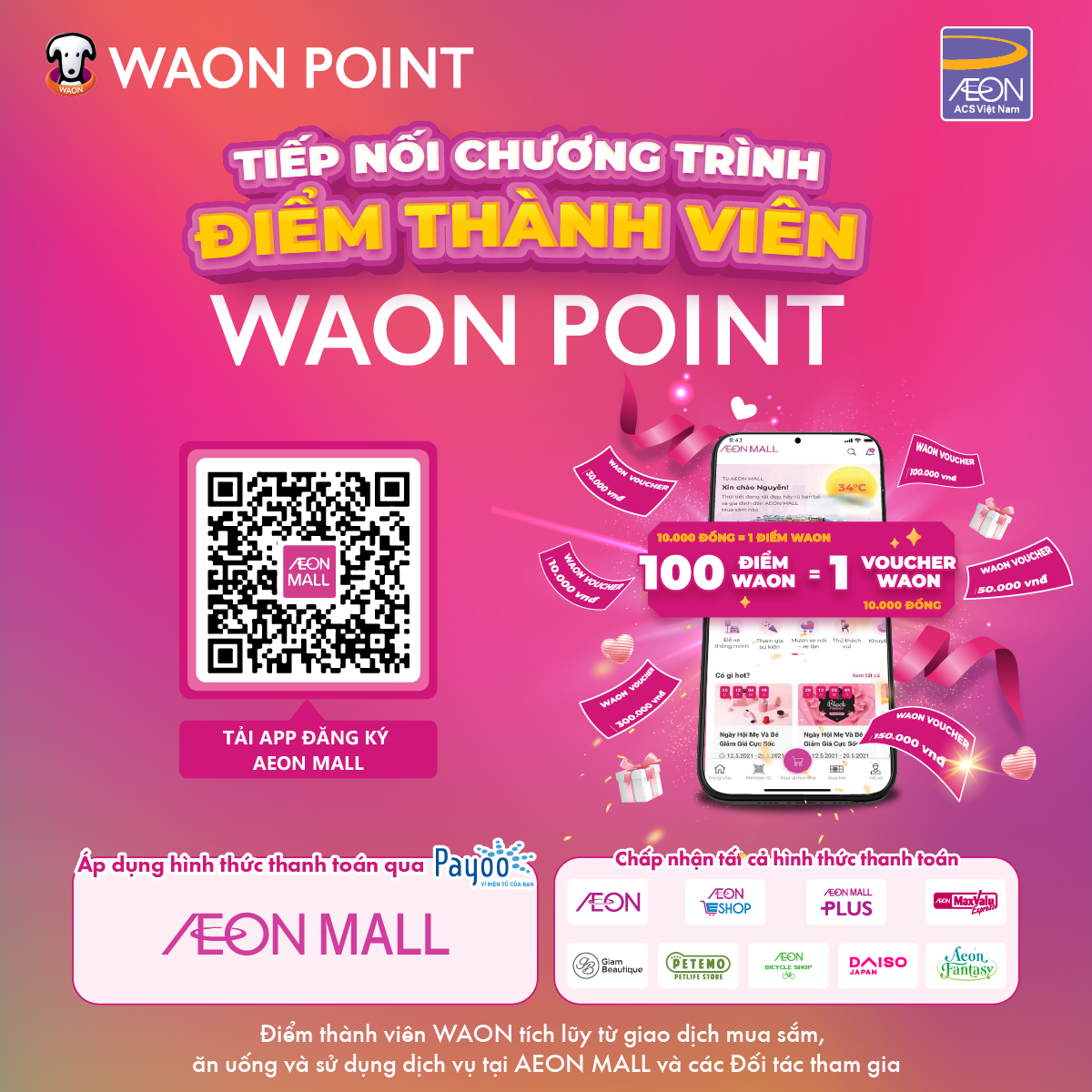 RA MẮT CHƯƠNG TRÌNH ĐIỂM THÀNH VIÊN WAON POINT