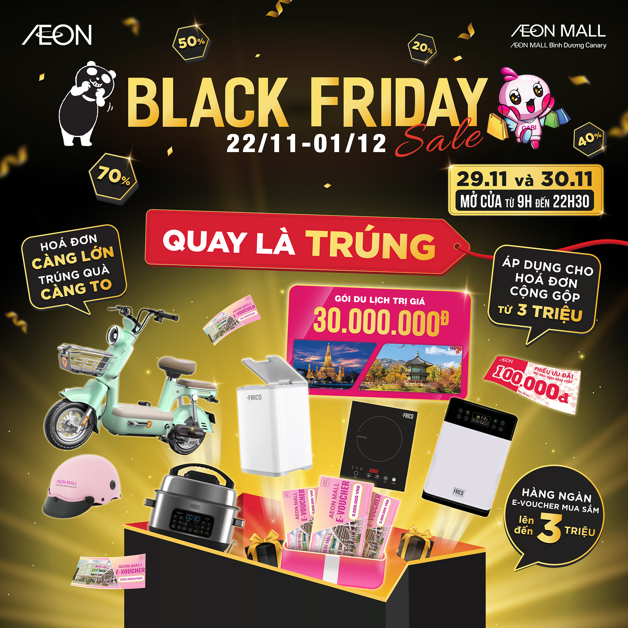 Black Friday - Đại Tiệc Săn Deal - Đổi Ngay Quà Khủng