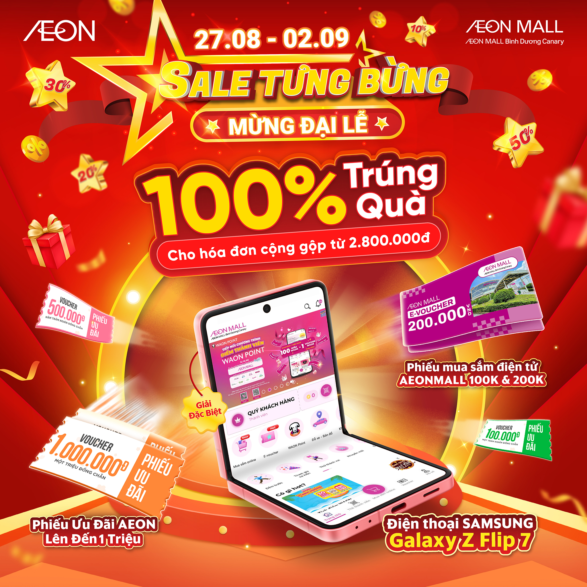 SALE TƯNG BỪNG - MỪNG ĐẠI LỄ, QUỐC KHÁNH TRỌN NIỀM VUI