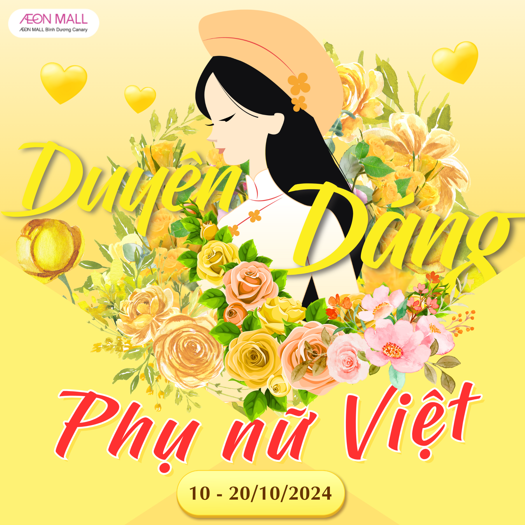 DUYÊN DÁNG PHỤ NỮ VIỆT - MỪNG NGÀY PHỤ NỮ VIỆT NAM 20/10 CÙNG AEONMALL BÌNH DƯƠNG CANARY