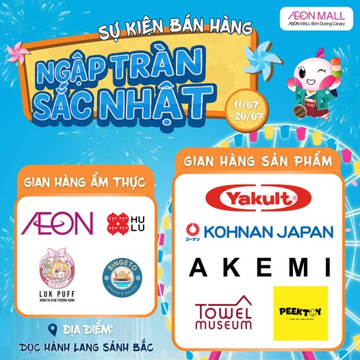 BÙNG NỔ LỄ HỘI NHẬT BẢN, 13/07 - 20/07/2025