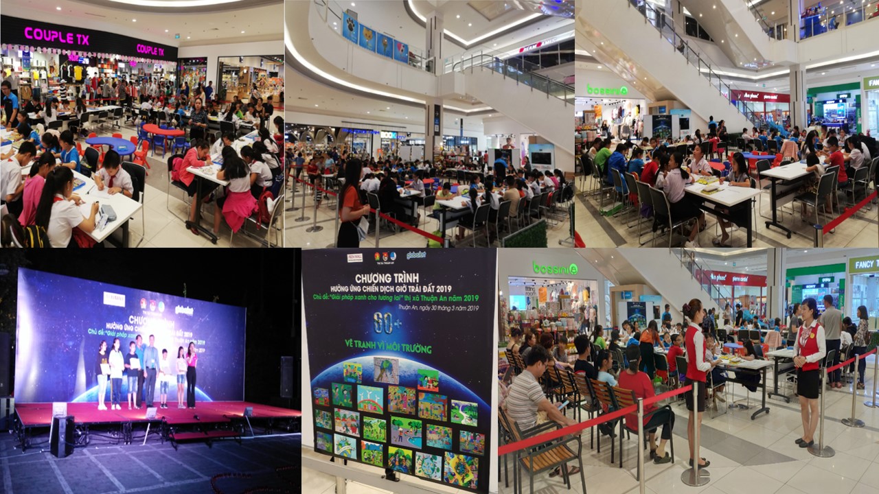 CÙNG AEON MALL BÌNH DƯƠNG CANARY HƯỞNG ỨNG GIỜ TRÁI ĐẤT 2019