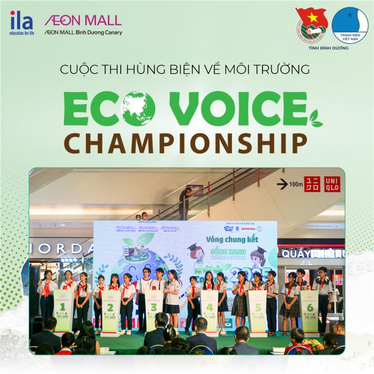 Eco Contest 2025 – Chung kết rực rỡ tại AEON MALL Bình Dương Canary