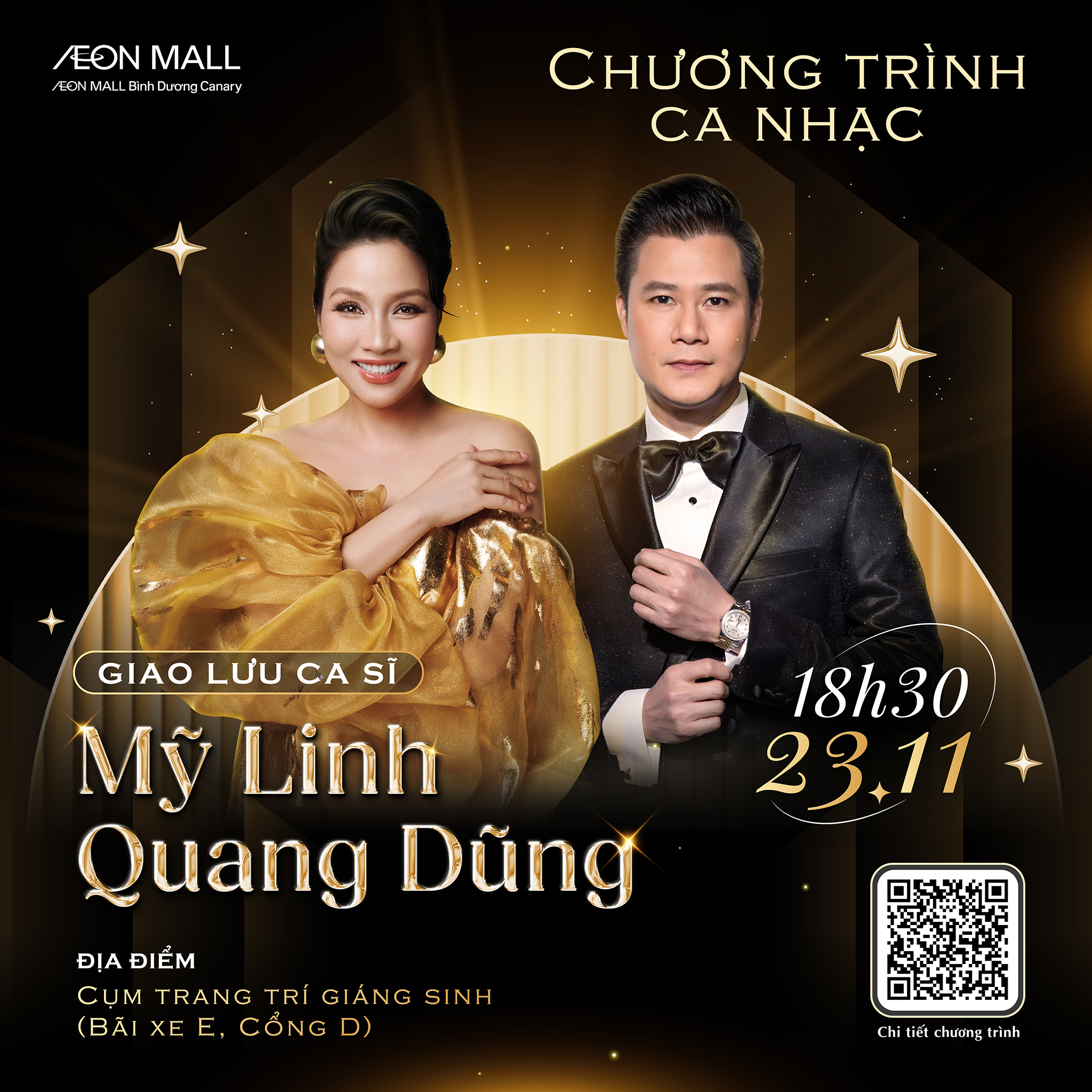GIAO LƯU CÙNG DIVA MỸ LINH & CA SĨ QUANG DŨNG TRONG DỊP BLACK FRIDAY