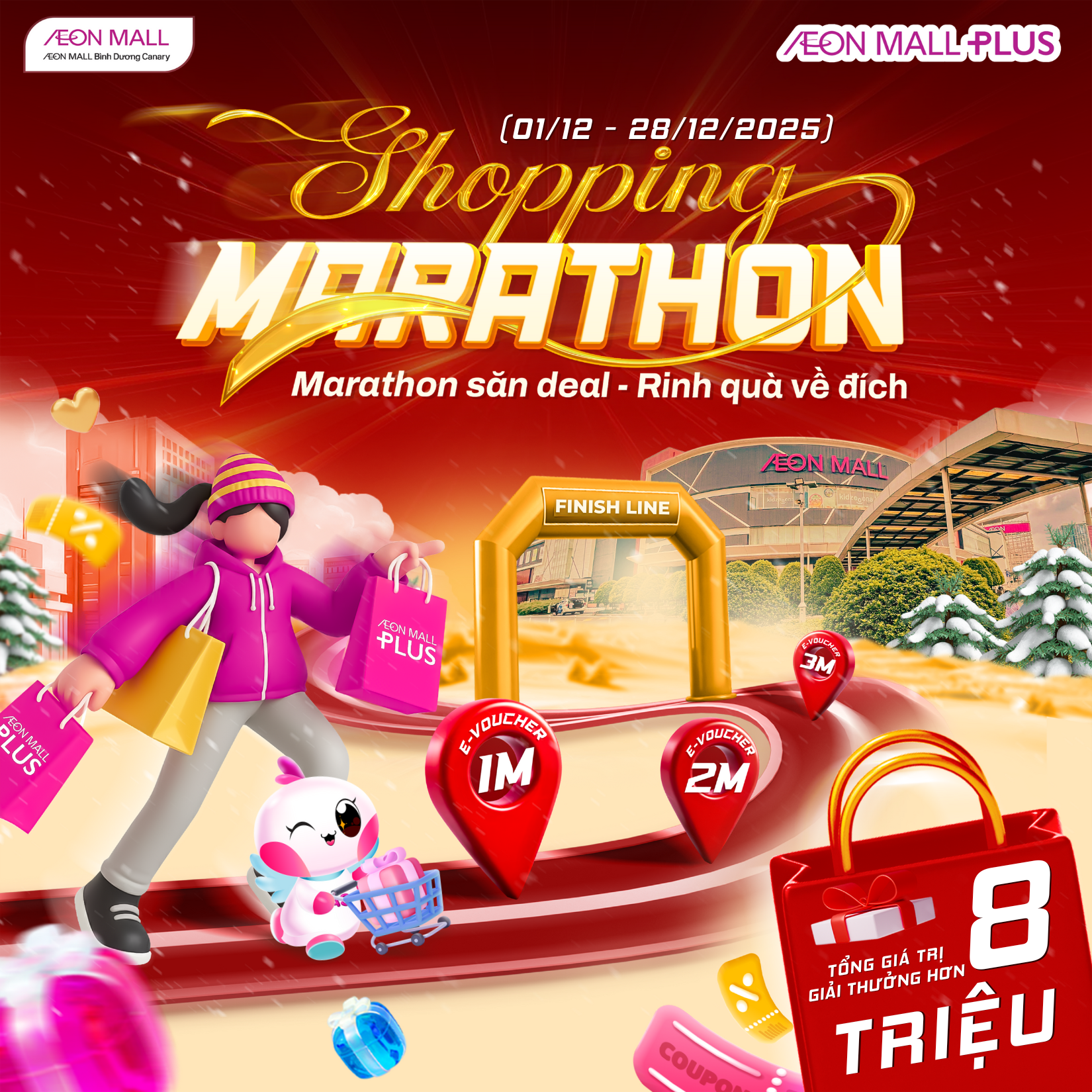 SHOPPING MARATHON – CUỘC ĐUA MUA SẮM TRÊN AEON MALL PLUS