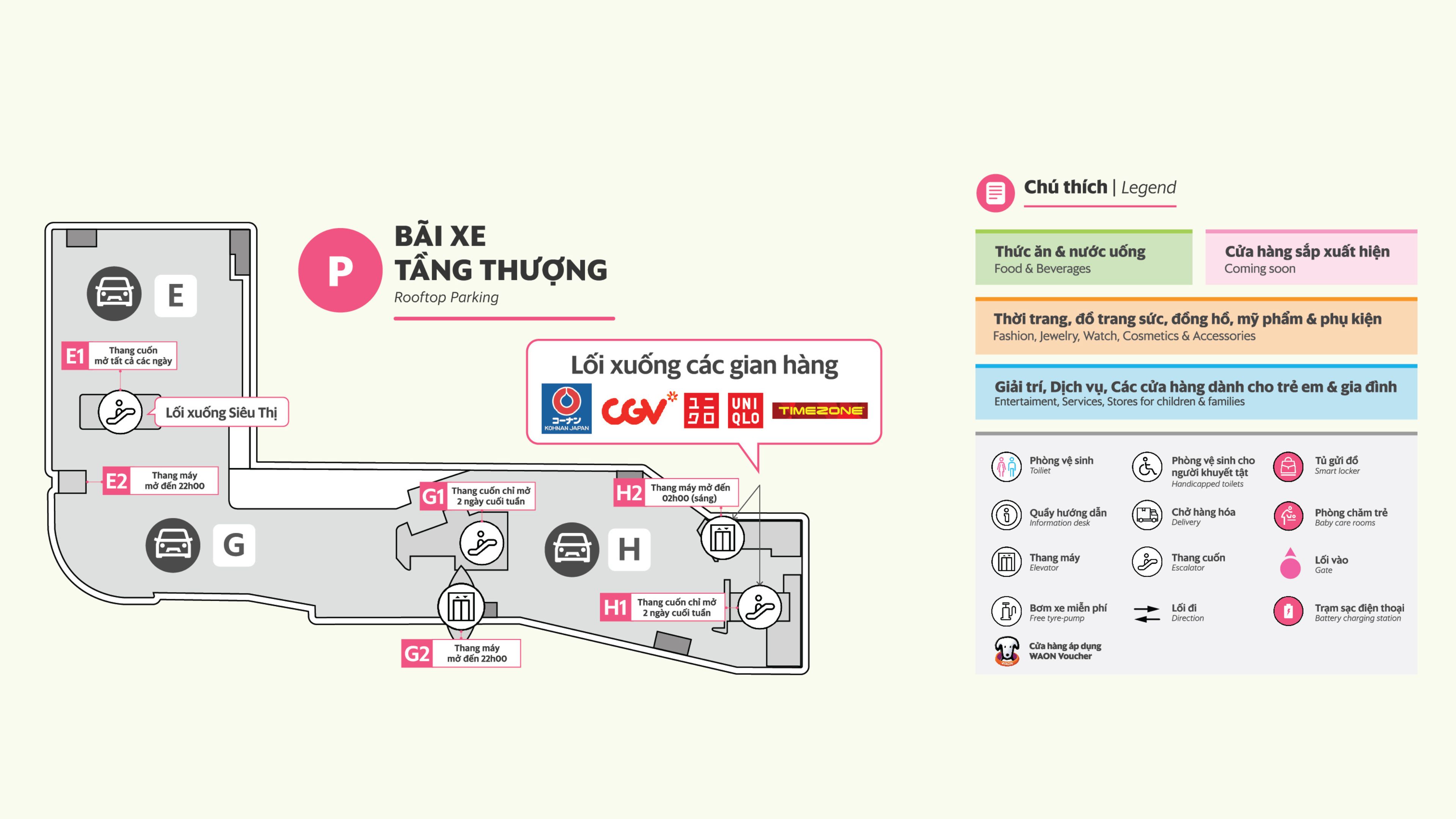 Bãi xe tầng thượng