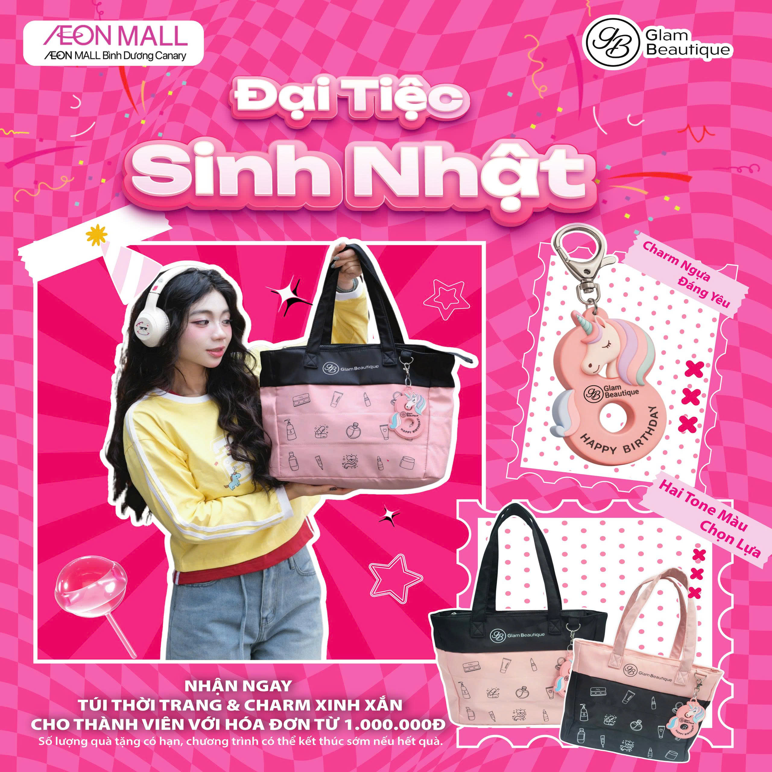 GLAM BEAUTIQUE - 8 NĂM RỰC RỠ – QUÀ XINH TRAO TAY