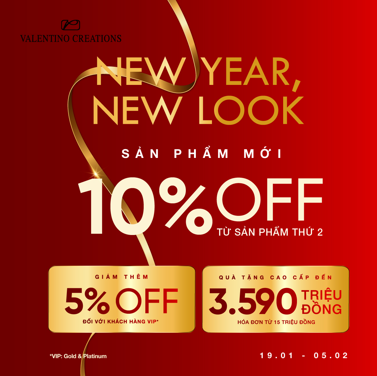 VALENTINO CREATIONS I NEW YEAR, NEW LOOK - DIỆN MẠO MỚI, GIỮ PHONG ĐỘ