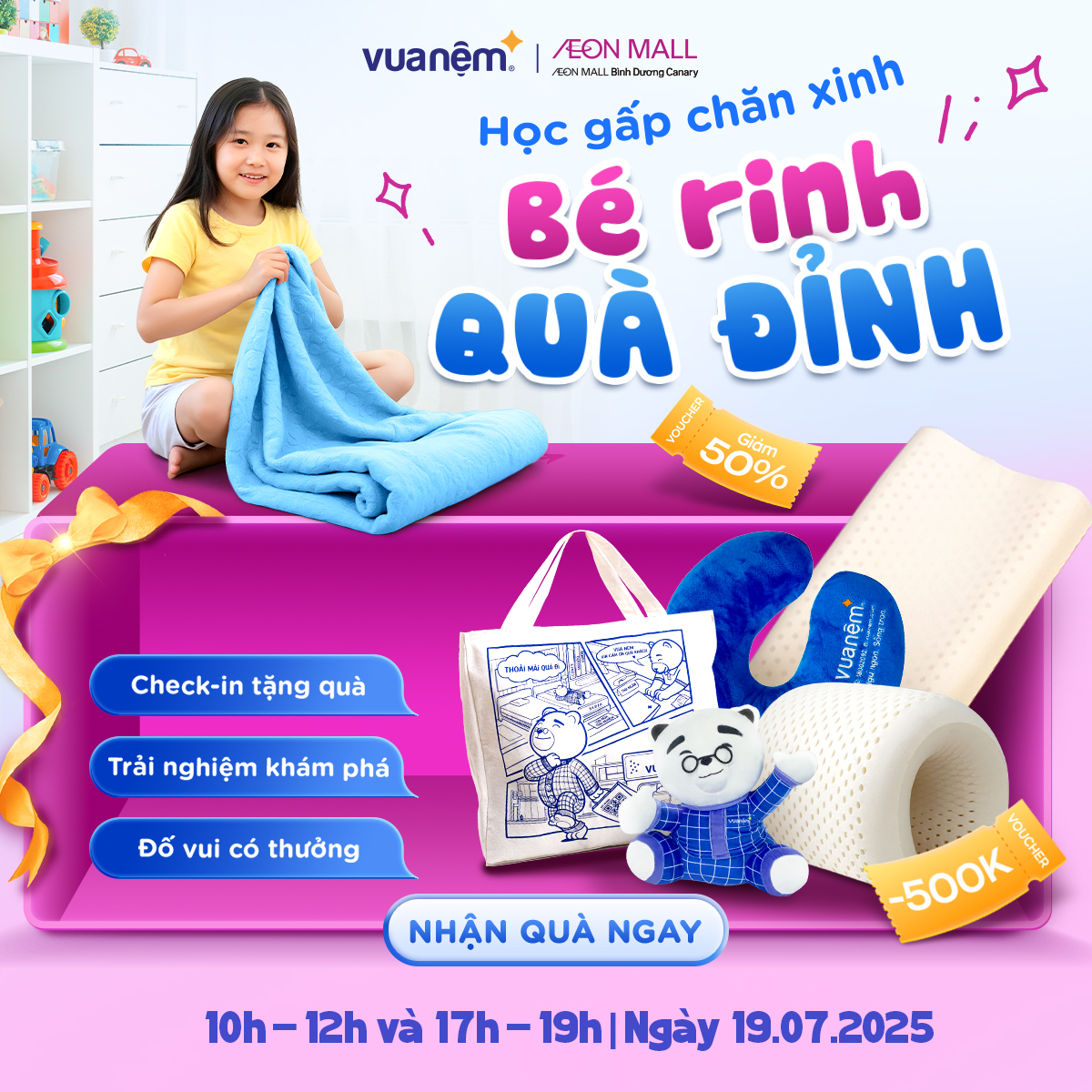 [VUA NỆM x AEONMALL]  TRỔ TÀI GẤP GỌN, RINH TRỌN QUÀ XINH
