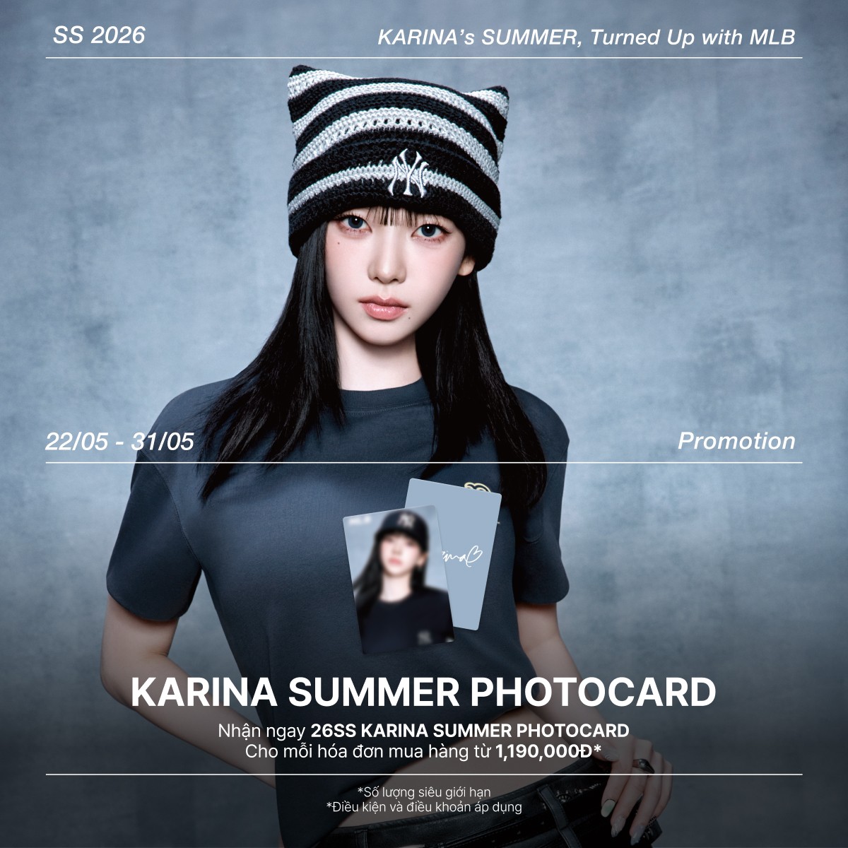 MLB - KARINA SUMMER PHOTOCARD YOU CAN’T MISS