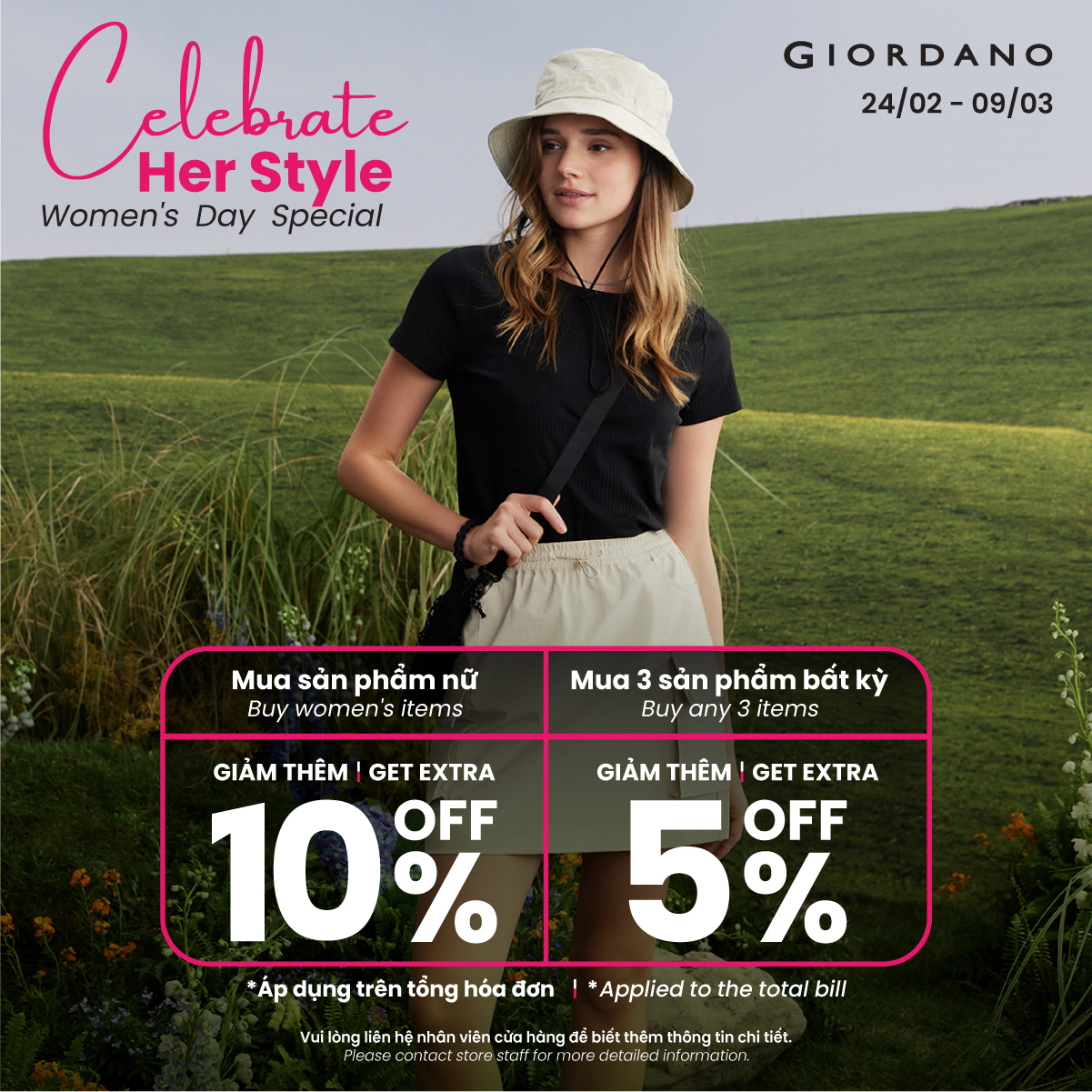 GIORDANO | THỜI TRANG ĐẲNG CẤP - TÔN VINH VẺ ĐẸP PHÁI NỮ