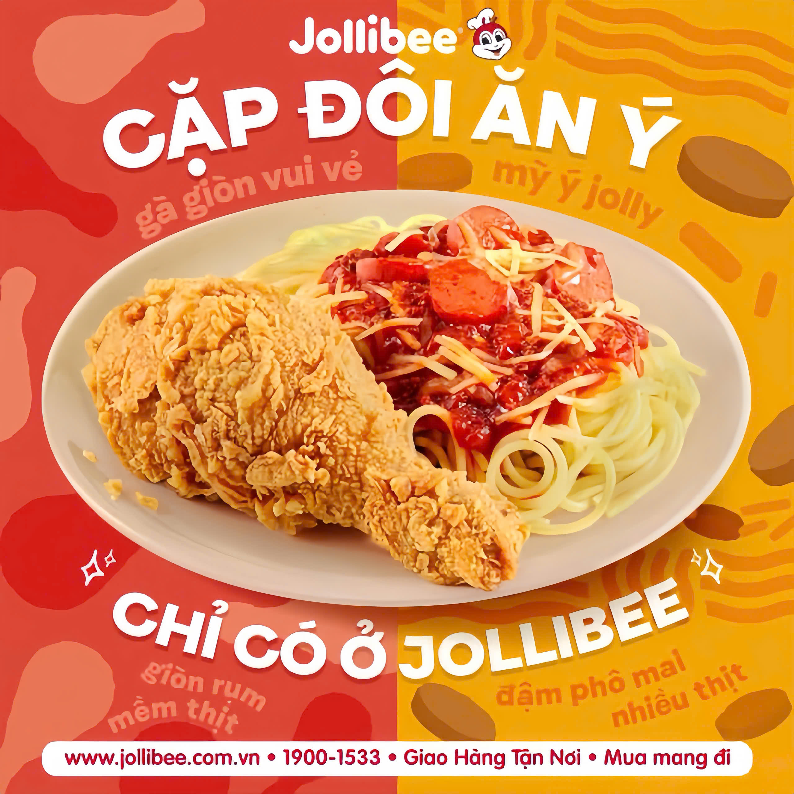 JOLLIBEE | CẶP ĐÔI ĂN Ý CHỈ CÓ Ở JOLLIBEE