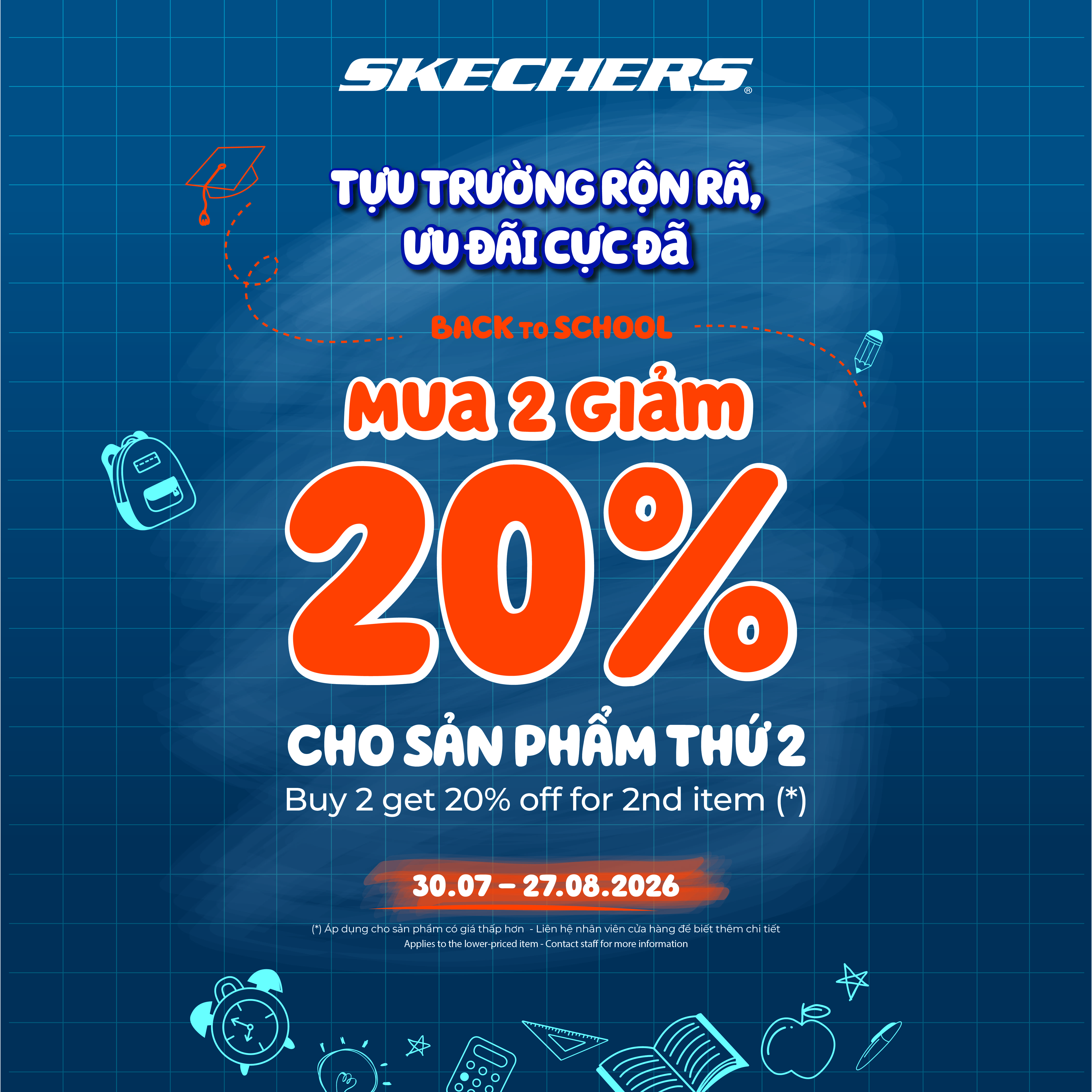 SKECHERS | BACK TO SCHOOL - SẴN SÀNG CHO MỌI BƯỚC CHÂN