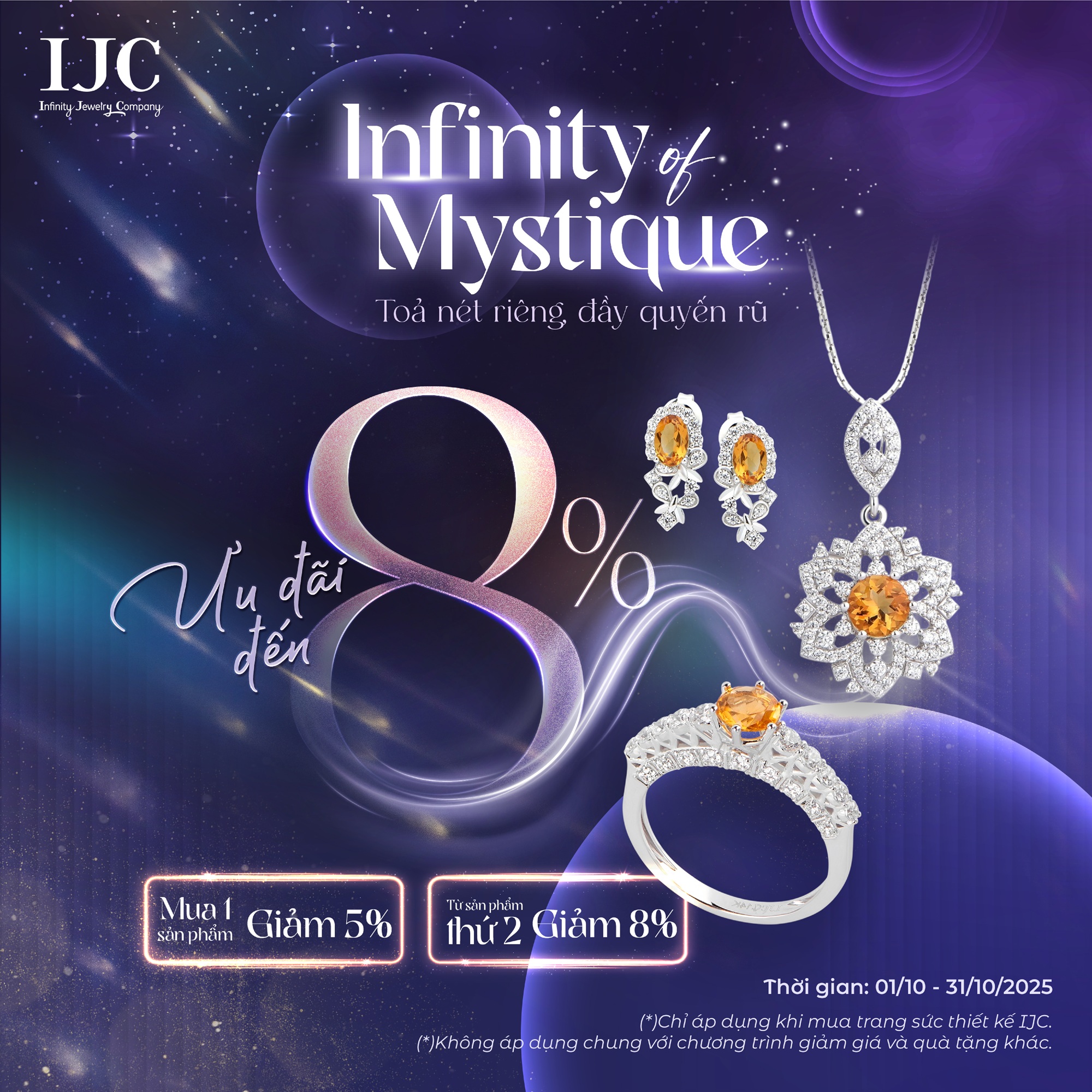 IJC I INFINITY OF MYSTIQUE – TỎA NÉT RIÊNG ĐẦY QUYẾN RŨ