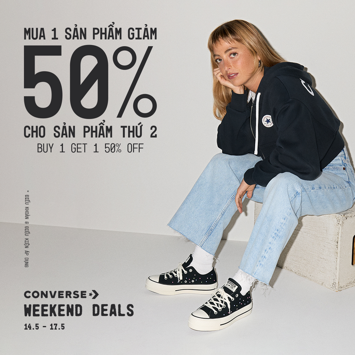 CONVERSE I MÙA HÈ NÓNG 1, DEAL CONVERSE NÓNG 10!