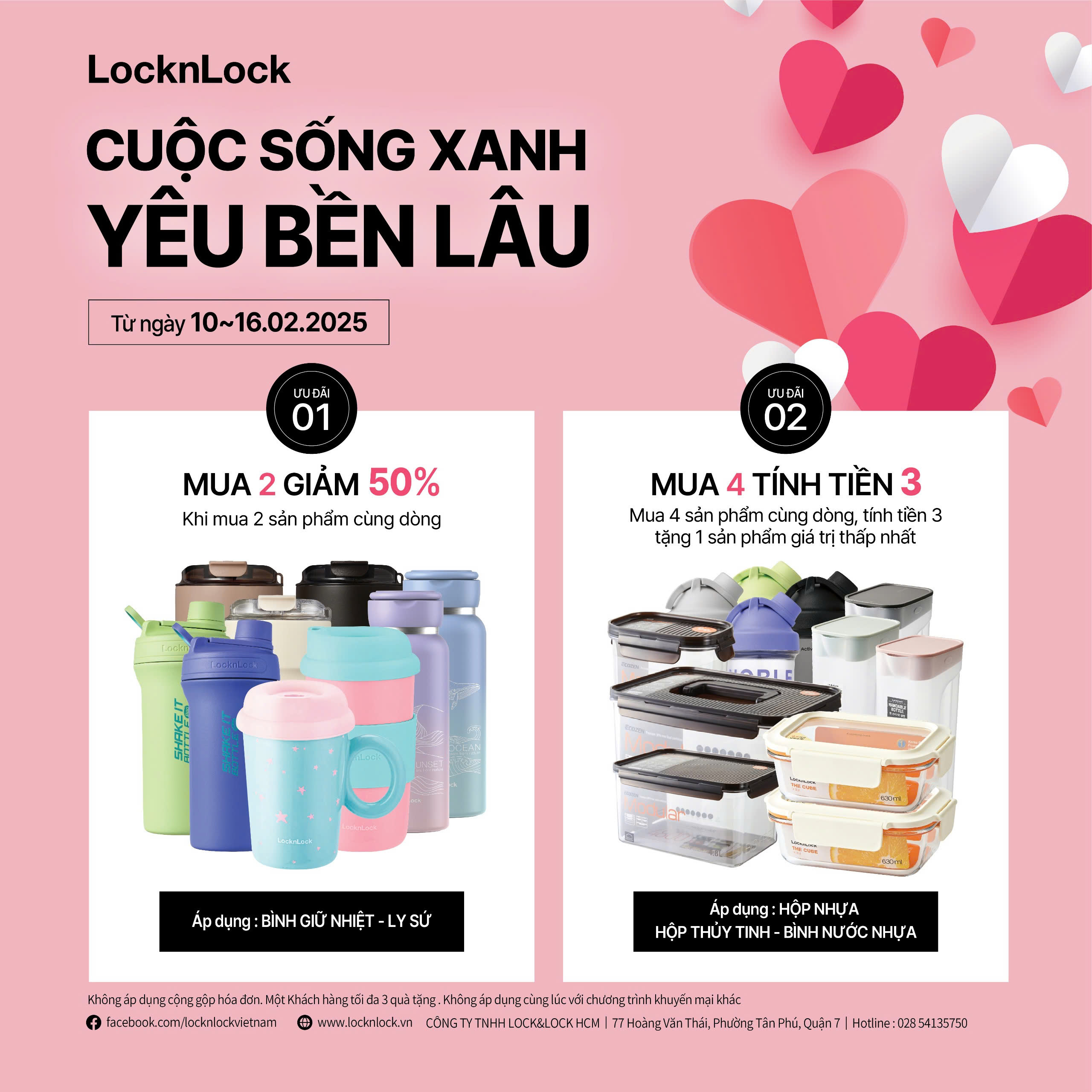 LOCKNLOCK - MUA 2 GIẢM 50%