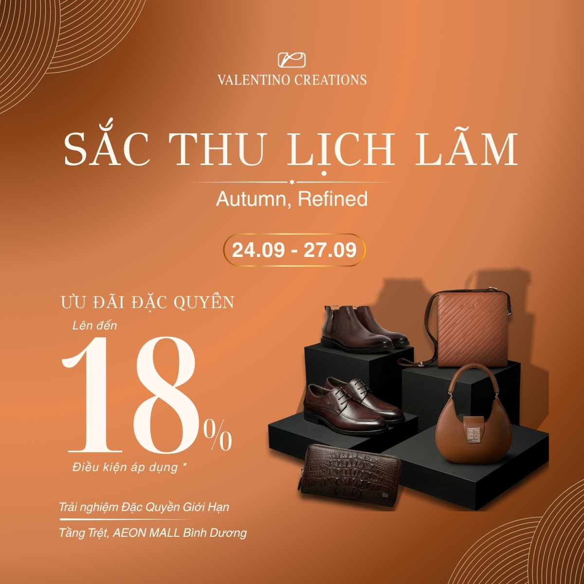 VALENTINO CREATIONS I SẮC THU LỊCH LÃM - Autumn, Refined