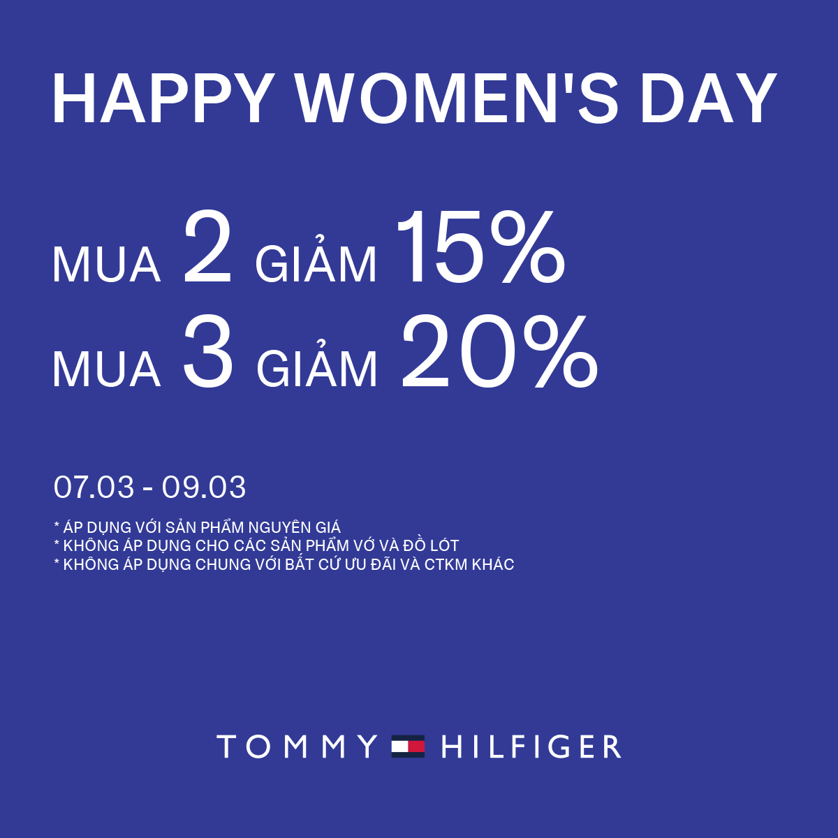 TOMMY HILFIGER - HAPPY WOMEN'S DAY