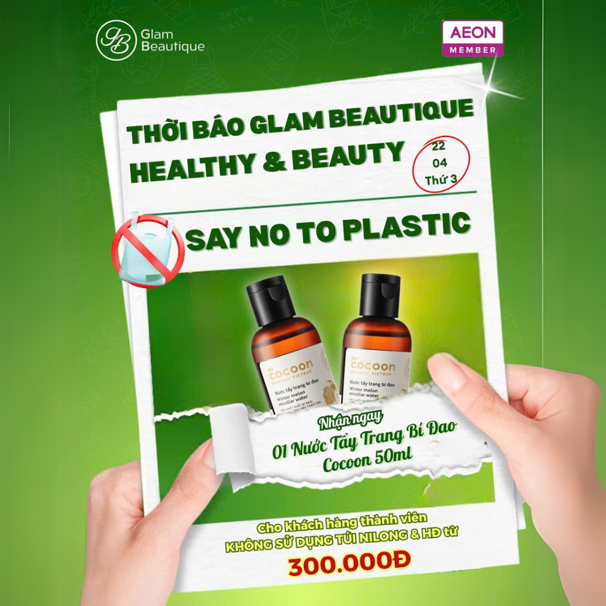 GLAM BEAUTIQUE - THỜI BÁO SỐNG XANH SỐNG KHỎE