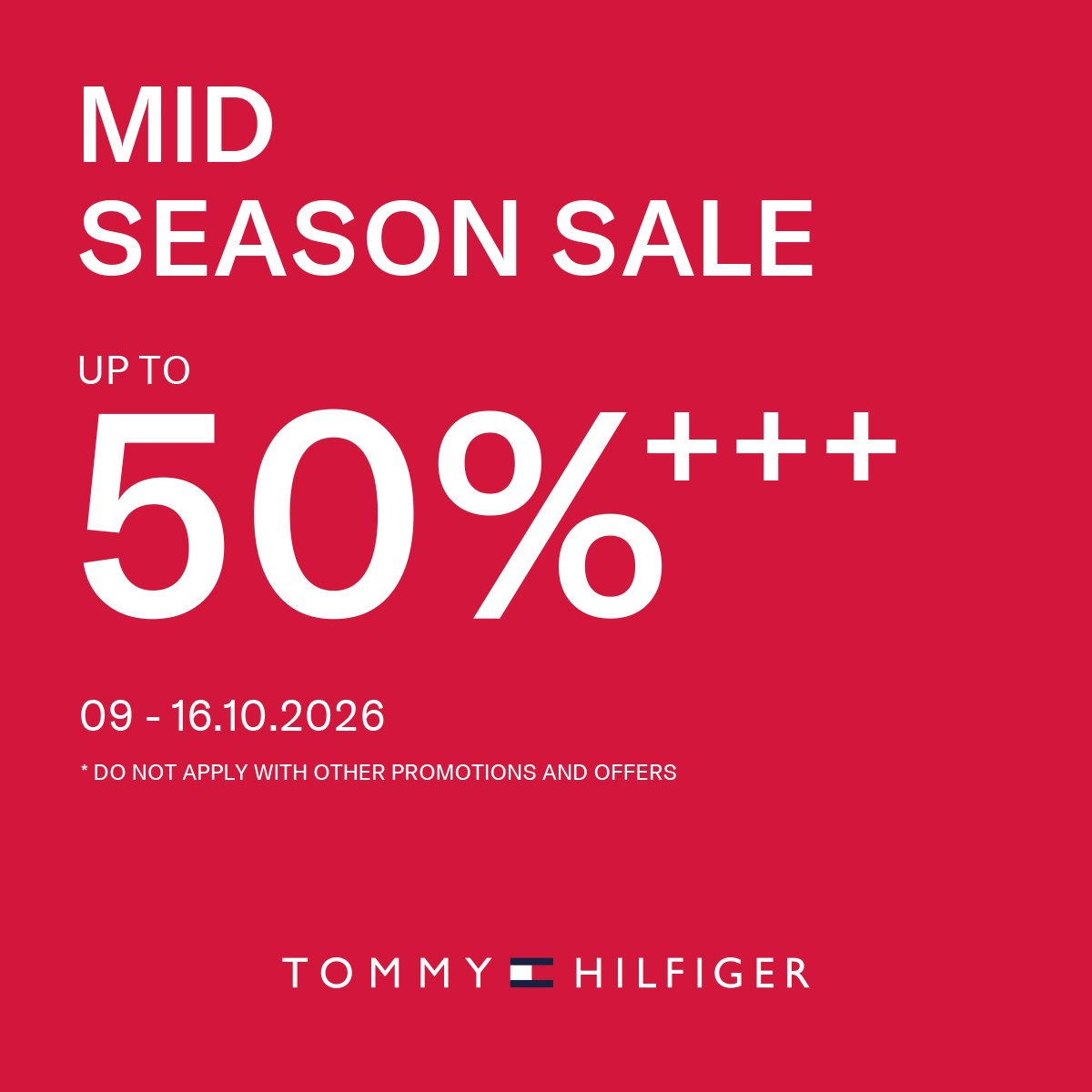 TOMMY HILFIGER I MID SEASON SALE