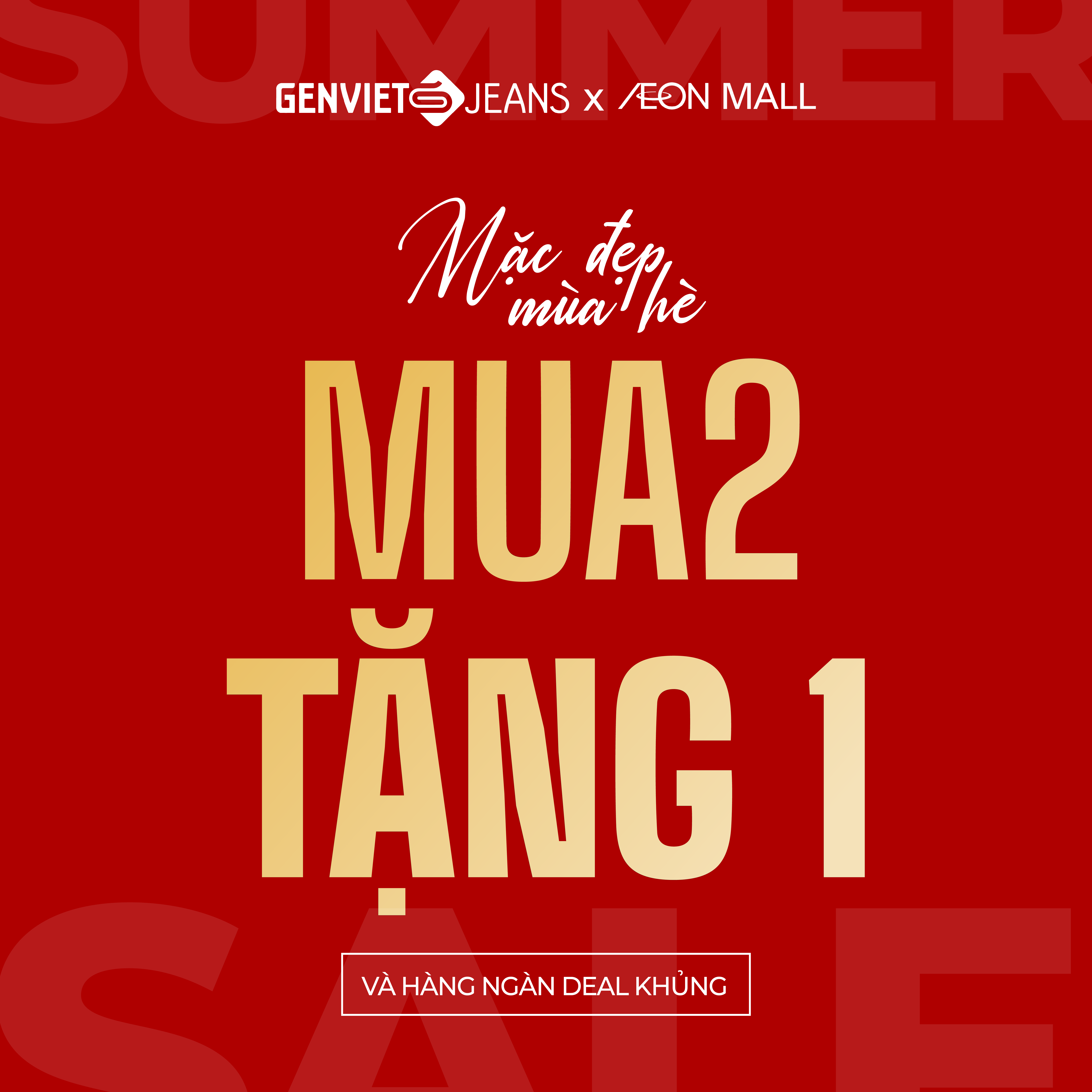 GENVIET I MẶC ĐẸP MÙA HÈ - MUA 2 TẶNG 1