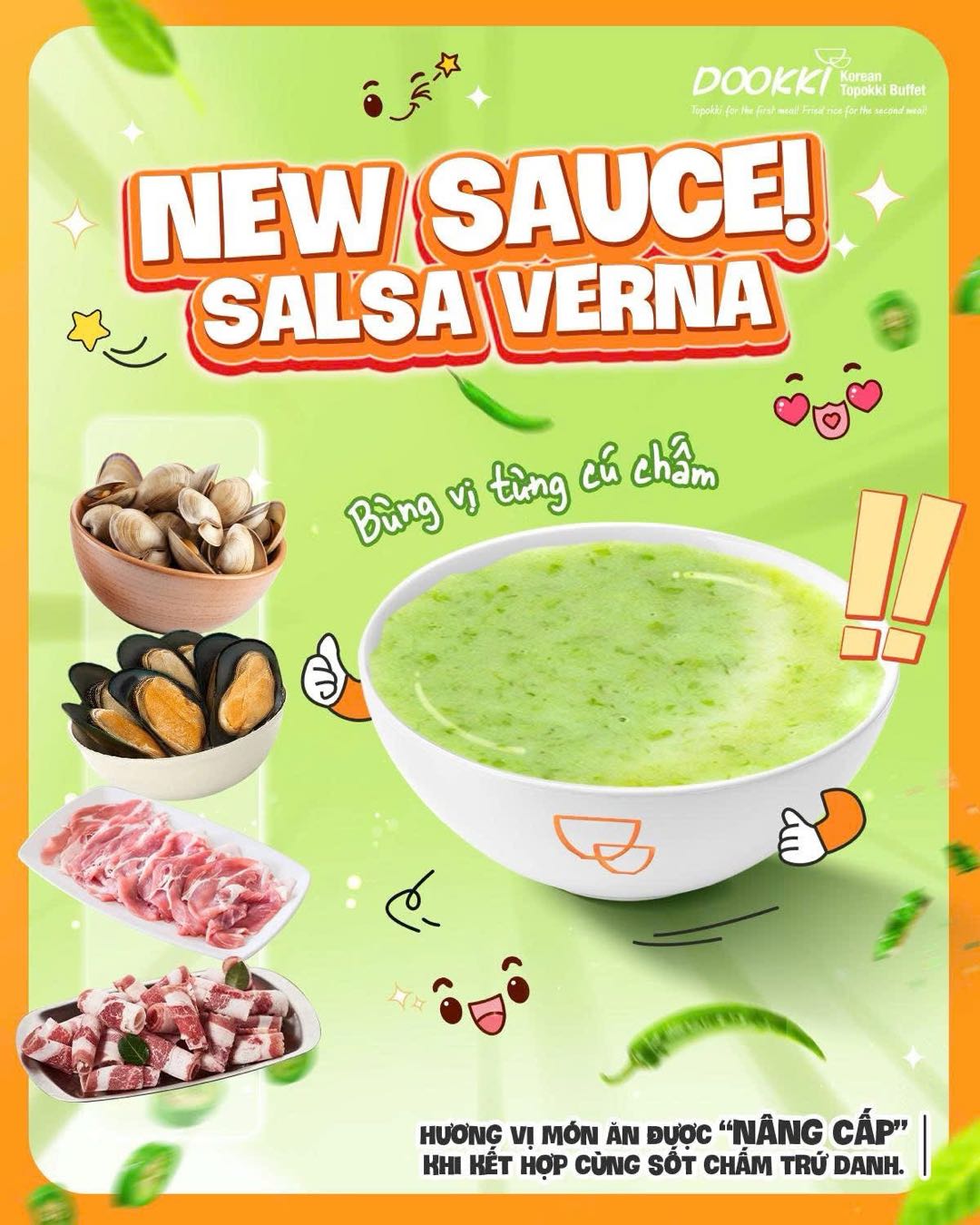 DOOKKI | 🥄 NEW SAUCE – SALSA VERNA LÊN SÓNG