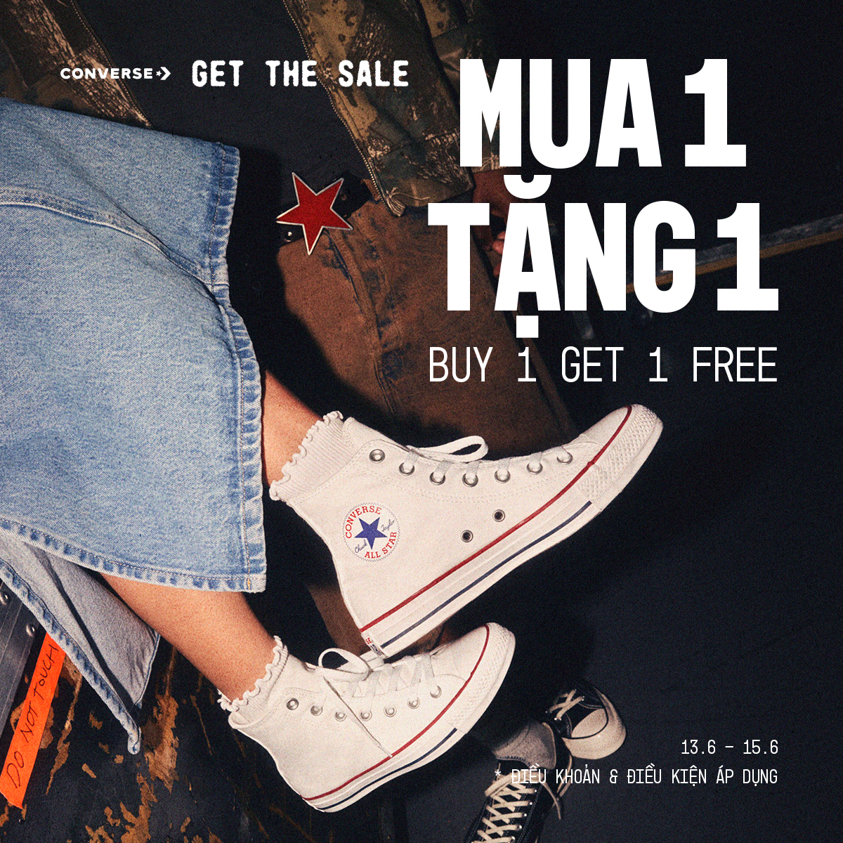 CONVERSE I ĐỪNG ĐỂ LỠ DEAL MUA 1 TẶNG 1 CHỈ CÓ CUỐI TUẦN NÀY