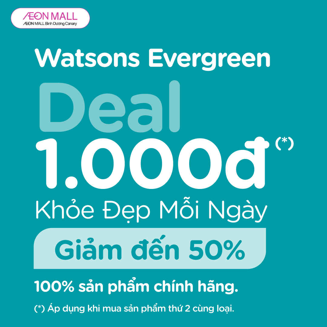 WATSONS - DEAK 1K - KHỎE ĐẸP MỖI NGÀY