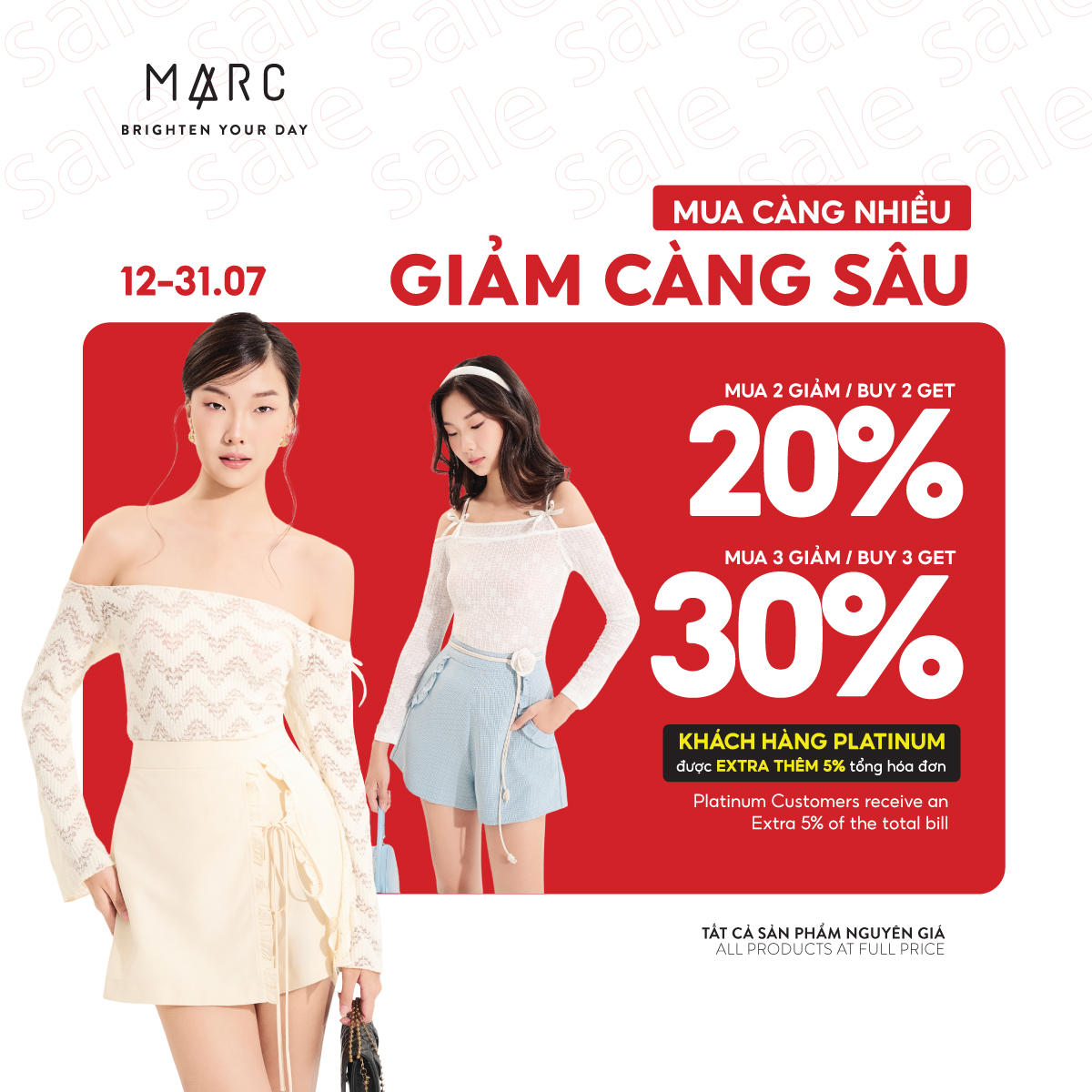 MARC - MUA CÀNG NHIỀU - GIẢM CÀNG SÂU