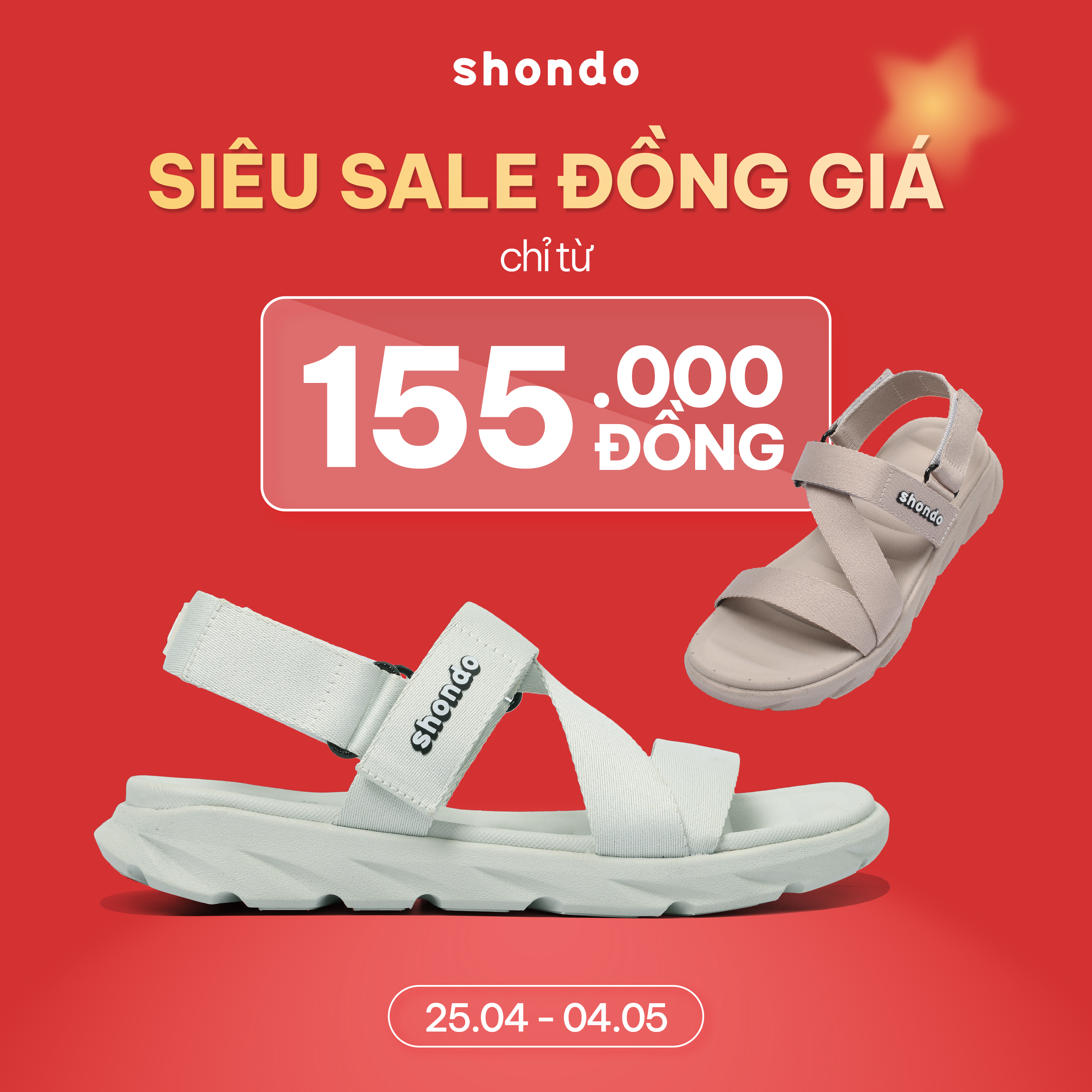 SHONDO I SIÊU SALE ĐỒNG GIÁ TỪ 155K