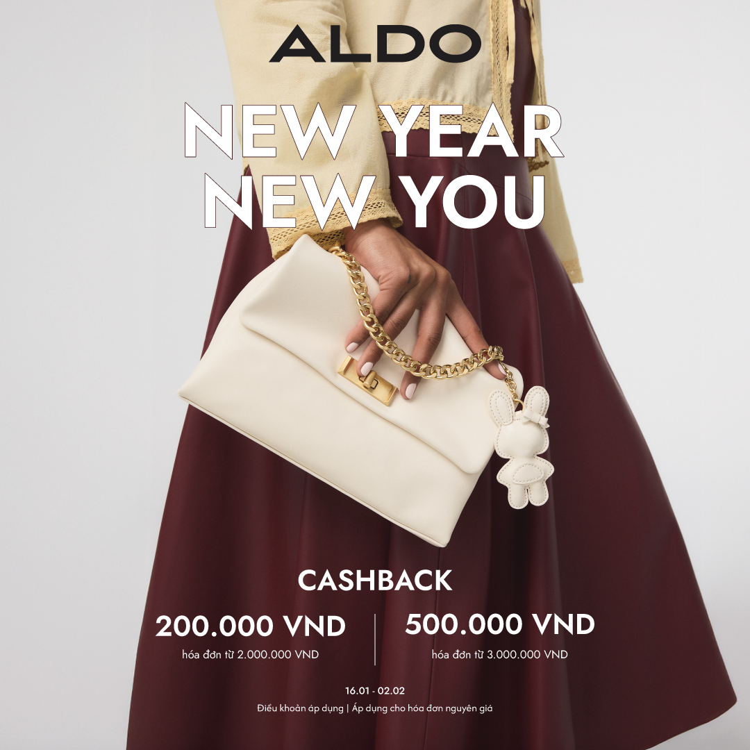ALDO I  NEW YEAR,  NEW YOU - CASHBACK UP TO 500K