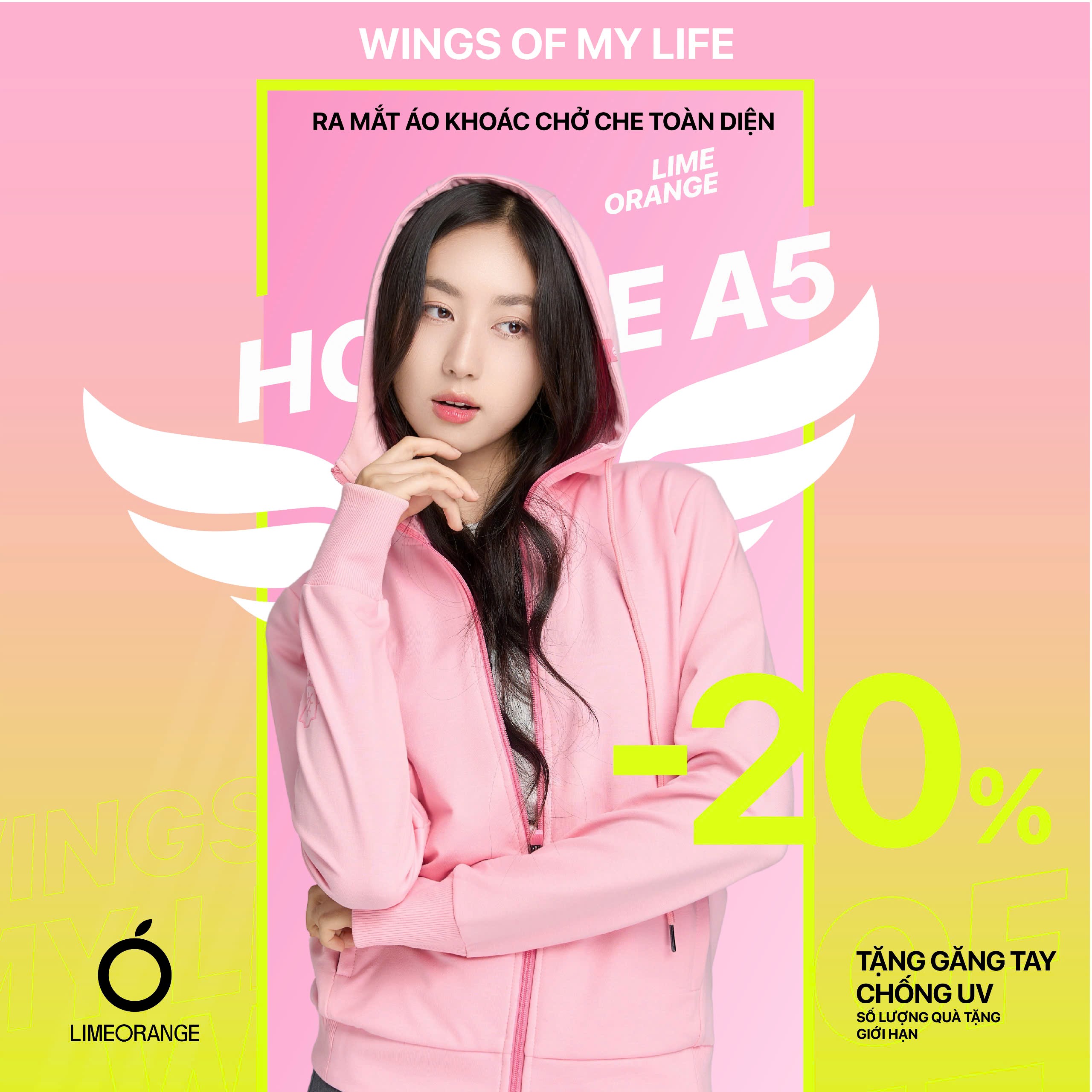 LIME ORANGE I CHÀO MỪNG RA MẮT HOODIE A5