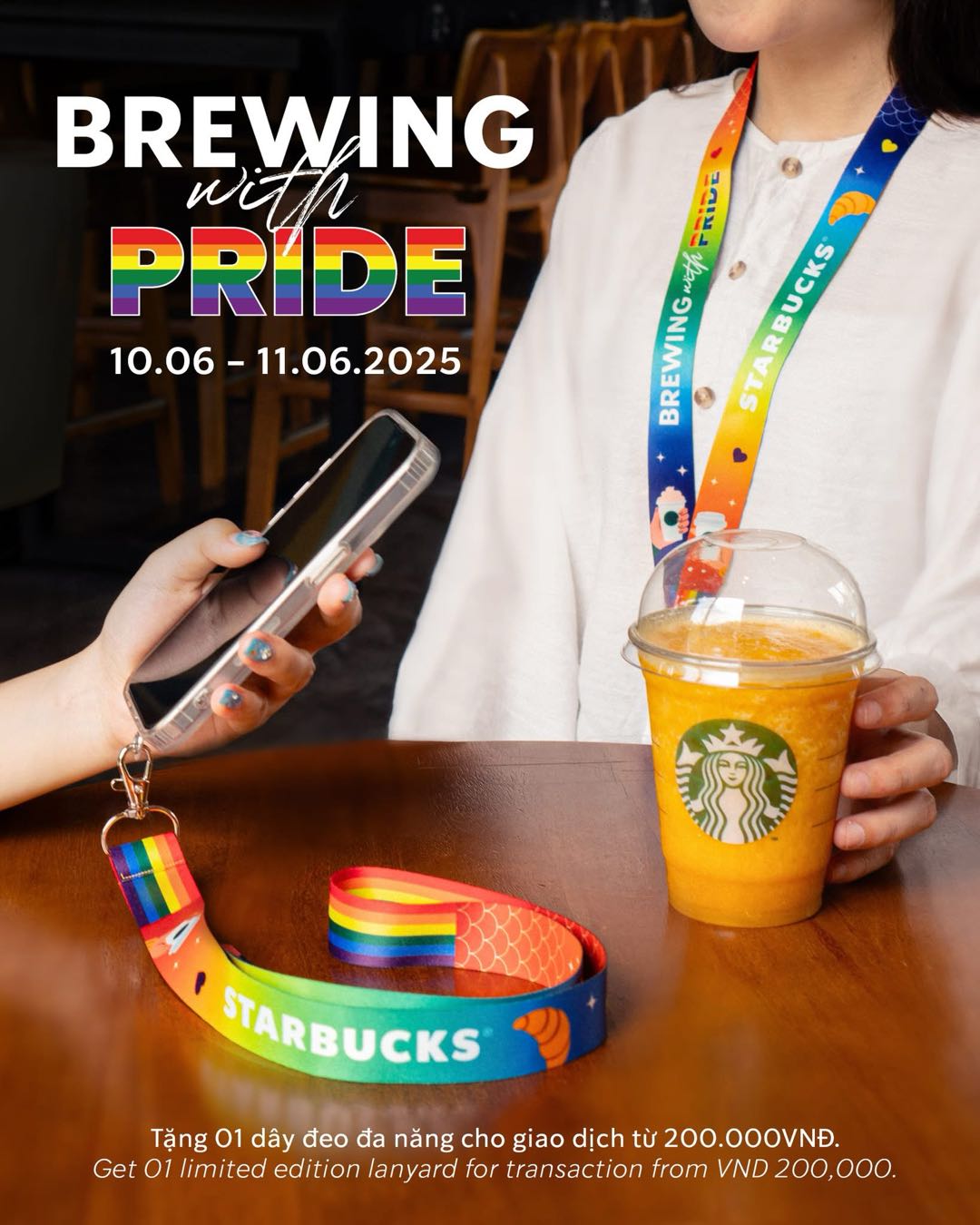 STARBUCKS | 🌈 TỰ DO THỂ HIỆN, RỰC RỠ CHẤT RIÊNG CÙNG DÂY ĐEO ĐA SẮC! 🌈