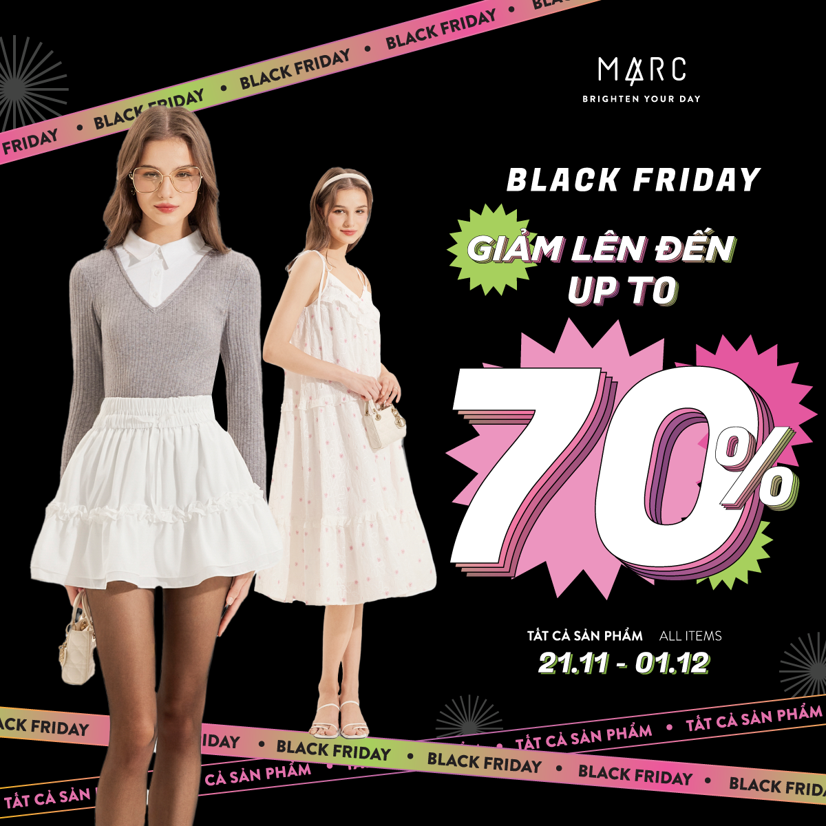 MARC I BLACK FRIDAY - SALE UP TO 70% ALL ITEMS