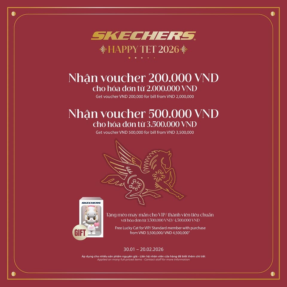 SKECHERS | HAPPY TET 2026 - LỘC XUÂN RỘN RÀNG